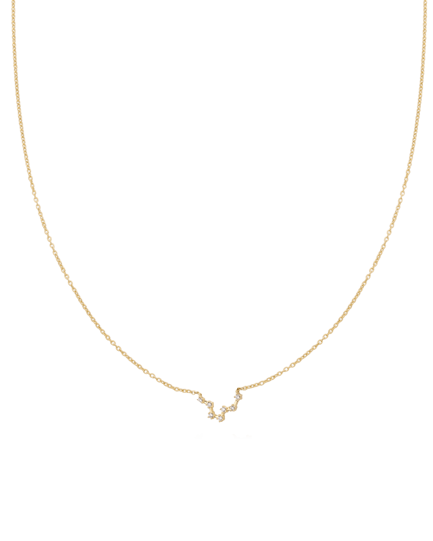 Pisces Constellation Necklace - 18K Rose Vermeil Necklaces magal-dev 
