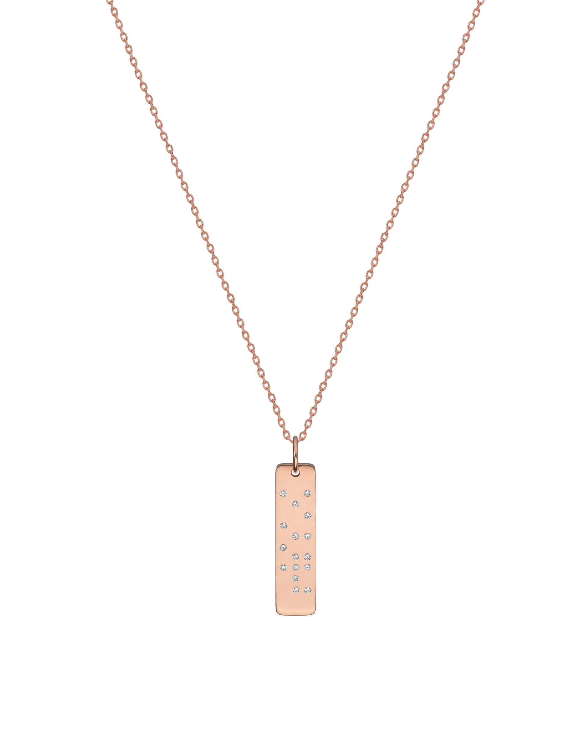 The Memoir Necklace - 18K Rose Vermeil Necklaces magal-dev 16" 