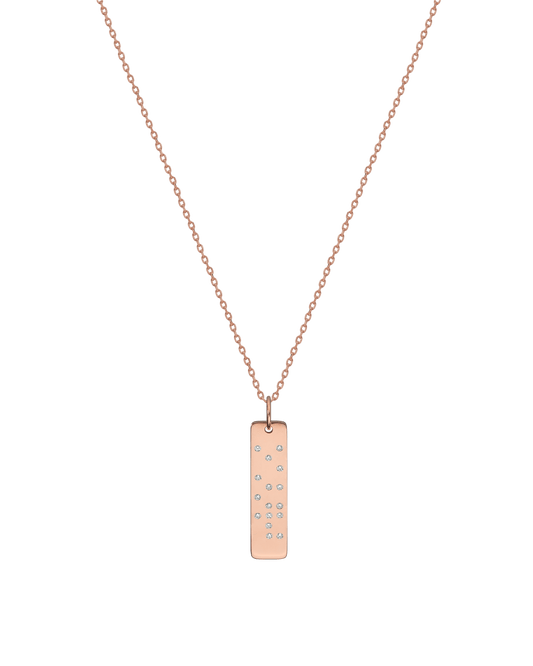 The Memoir Necklace - 18K Rose Vermeil Necklaces magal-dev 16" 
