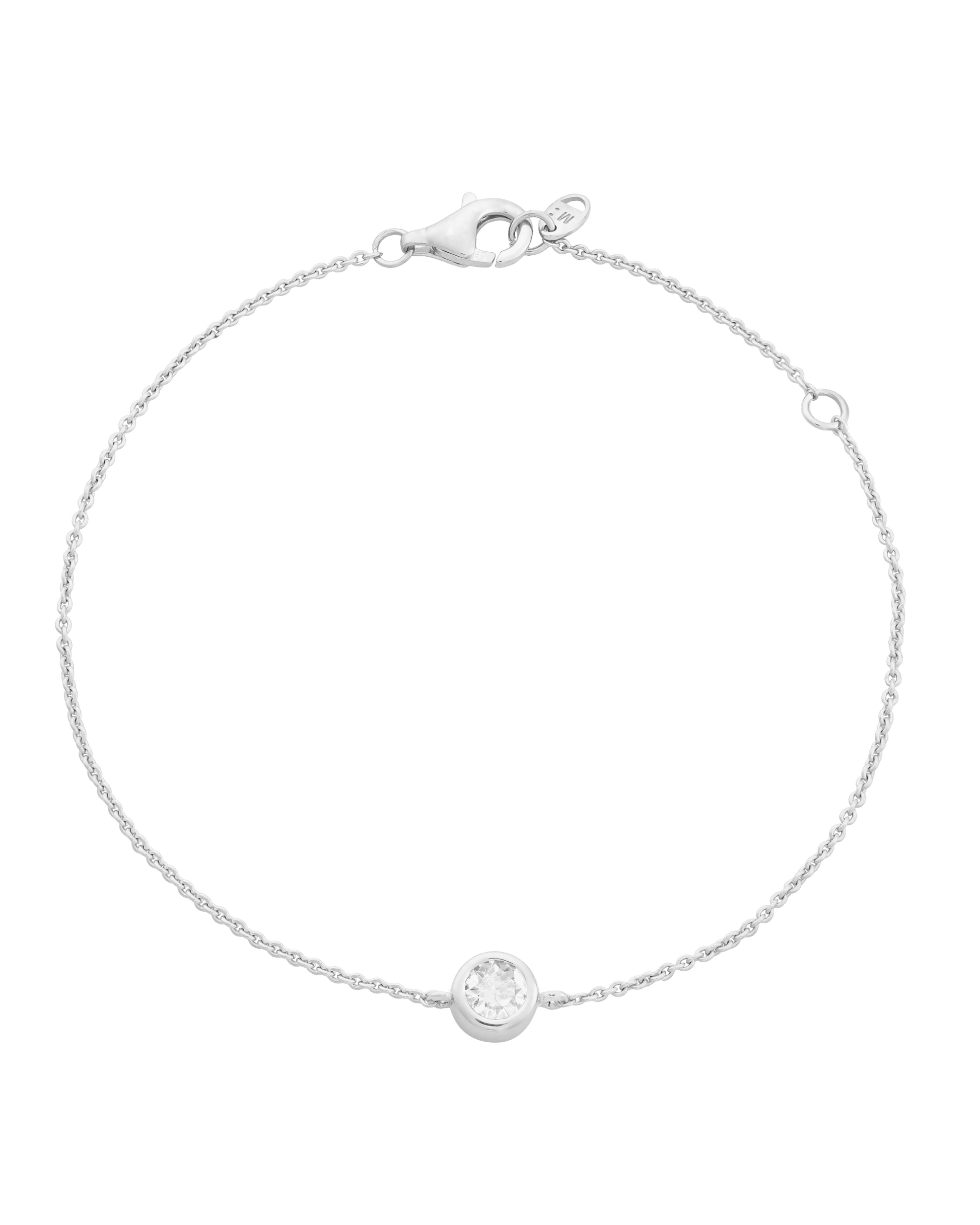 Bracelet Diamant Rond Solitaire - Or Rose 14 carats Bracelets magal-dev 