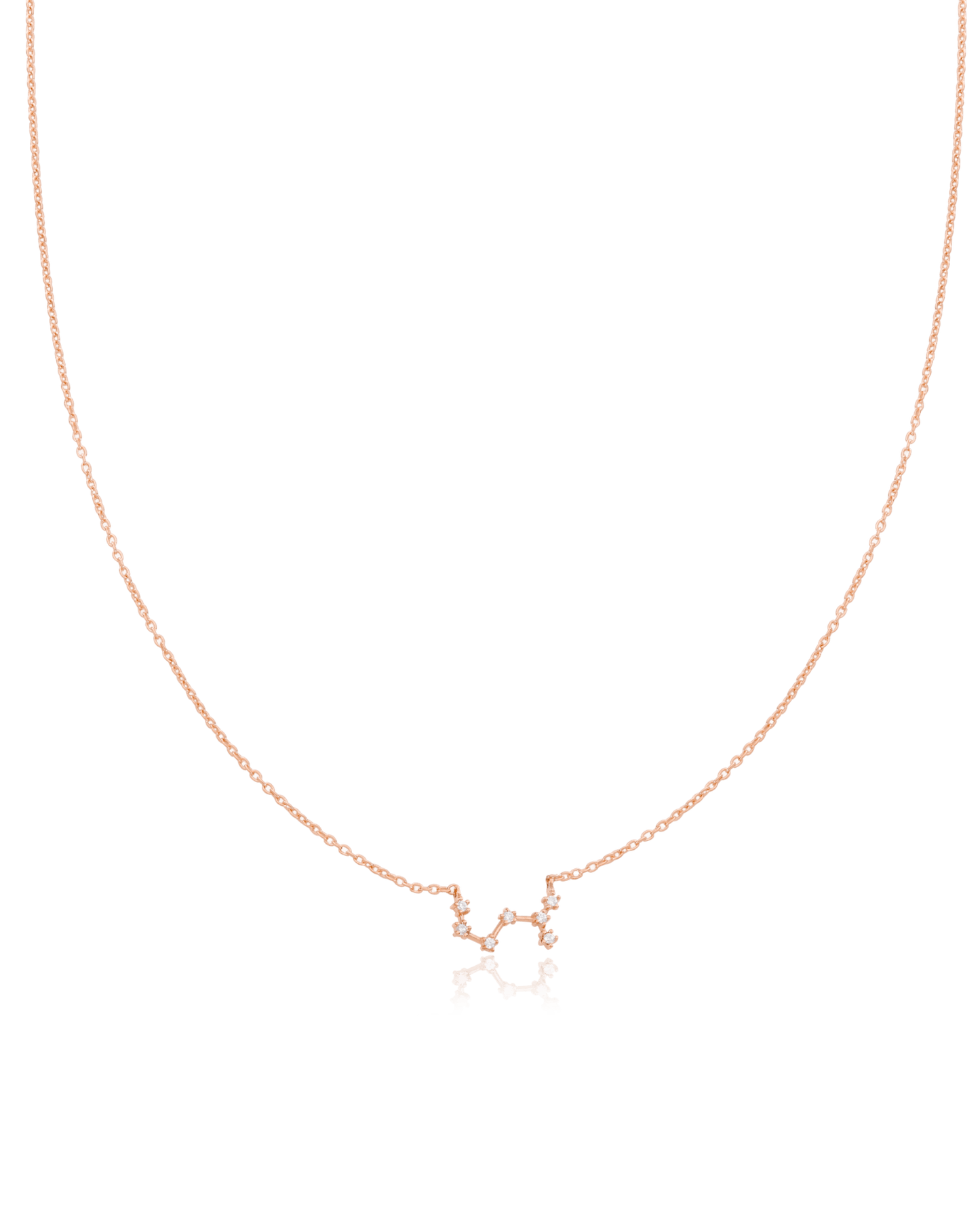 Scorpio Constellation Necklace - 18K Rose Vermeil Necklaces magal-dev 16" 