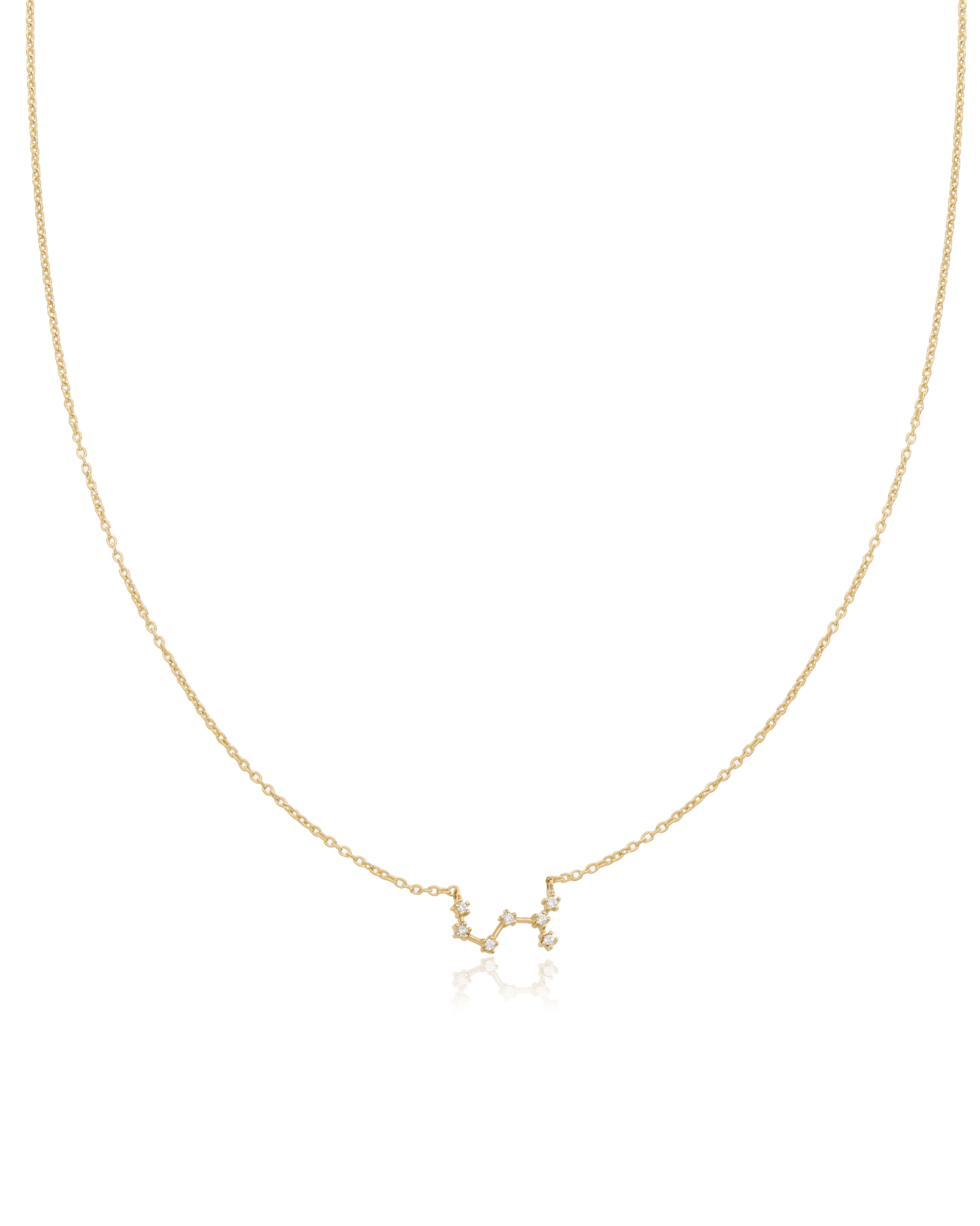 Scorpio Constellation Necklace - 18K Gold Vermeil Necklaces magal-dev 16" 