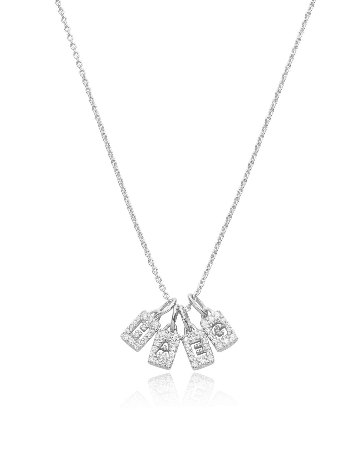 Collier Initiale Poussière d'Étoiles - Or Rose Plaqué 18 carats Necklaces magal-dev 