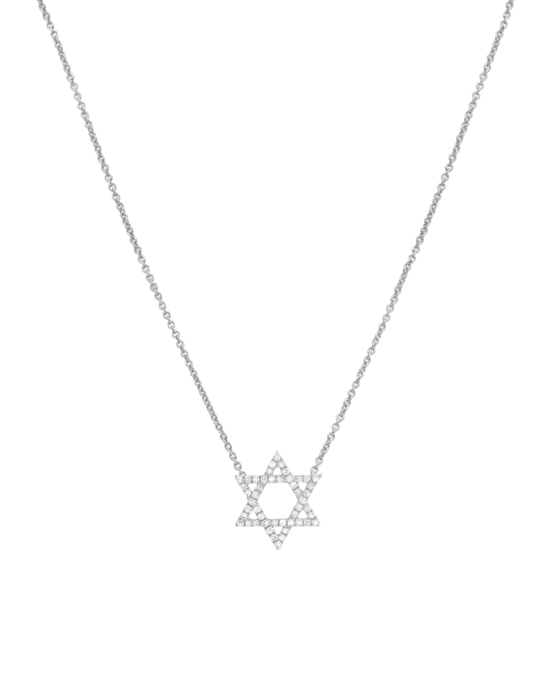 Star of David Necklace - 18K Rose Vermeil Necklaces magal-dev 