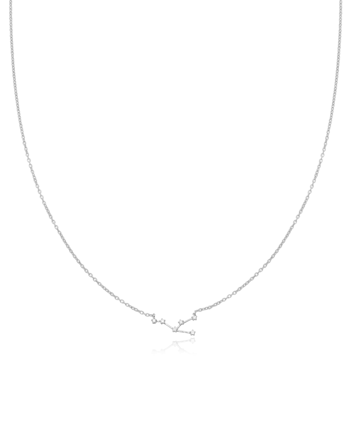 Taurus Constellation Necklace - 925 Sterling Silver Necklaces magal-dev 16" 