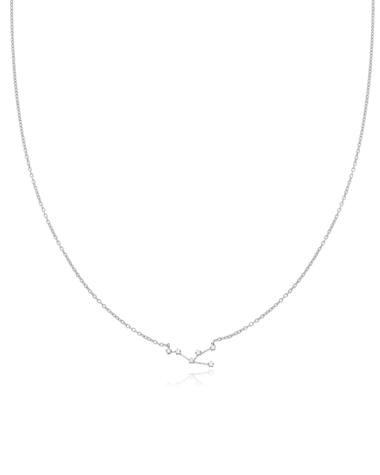 Taurus Constellation Necklace - 925 Sterling Silver Necklaces magal-dev 16" 