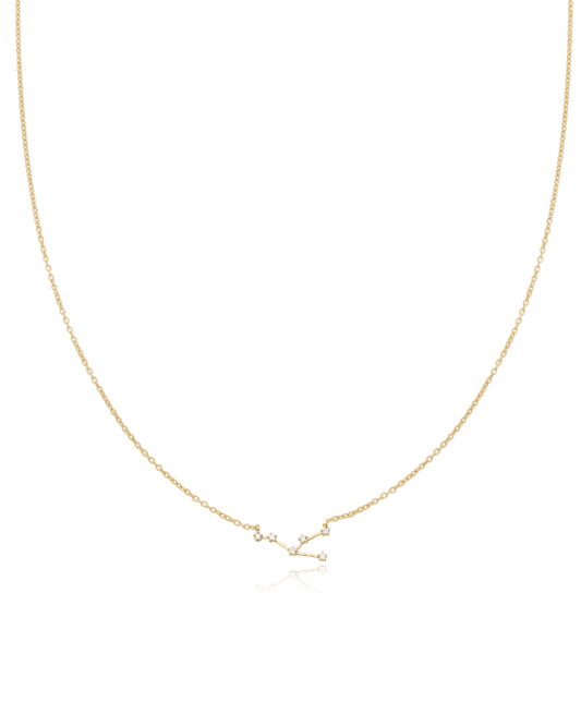 Taurus Constellation Necklace - 18K Gold Vermeil Necklaces magal-dev 16" 