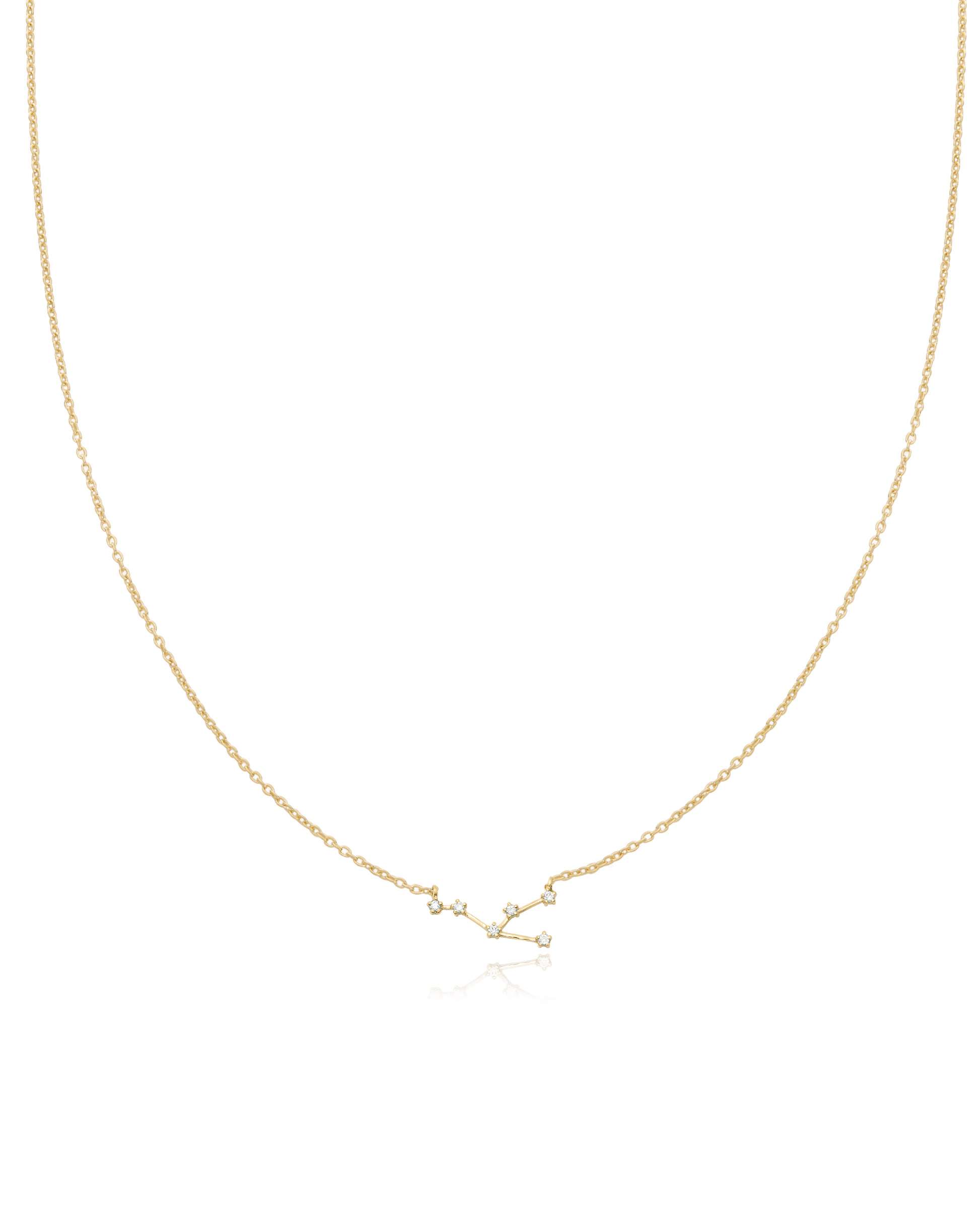 Taurus Constellation Necklace - 18K Rose Vermeil Necklaces magal-dev 