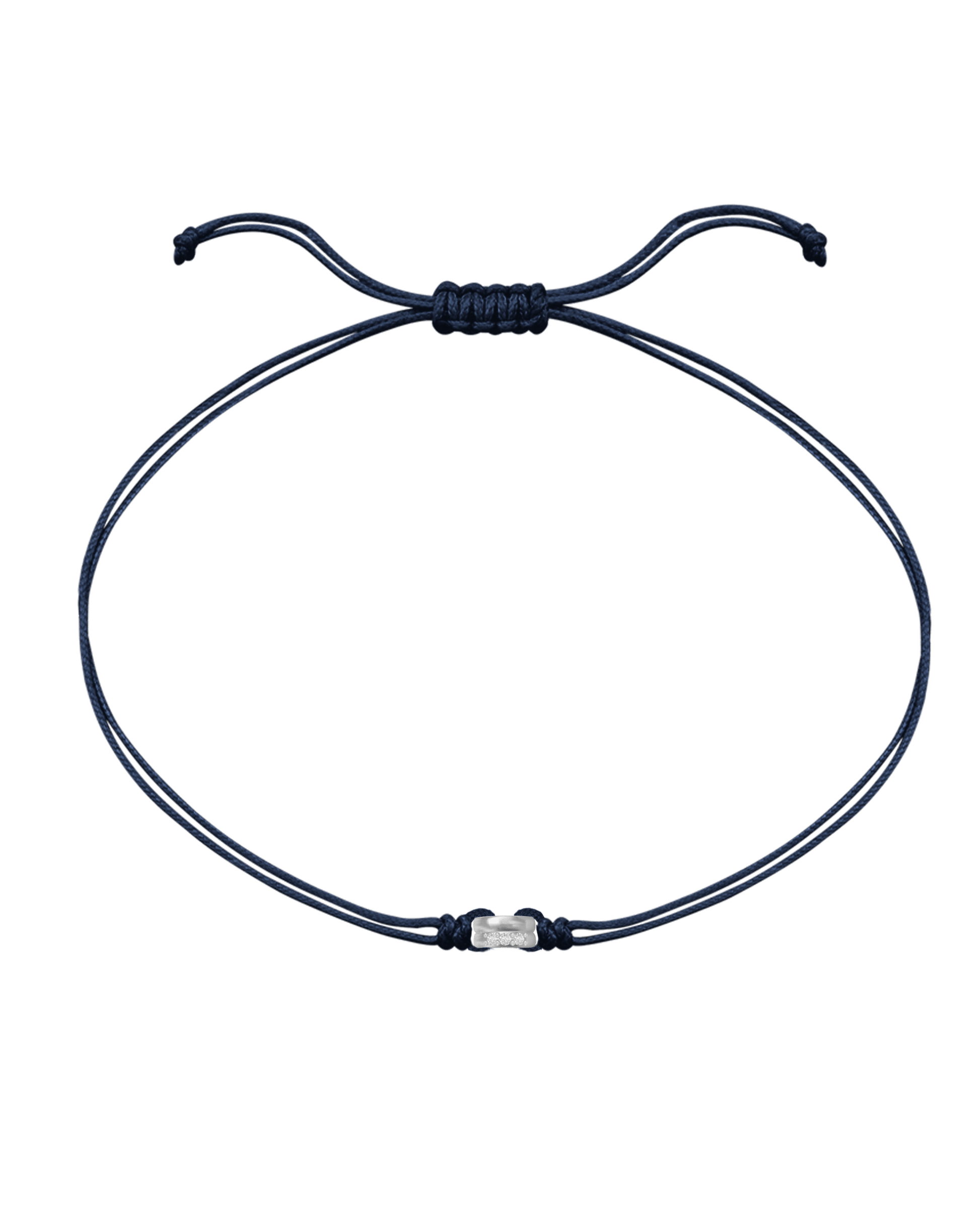 The Diamond Rings of Love - 925 Sterling Silver Bracelets magal-dev Navy Blue 