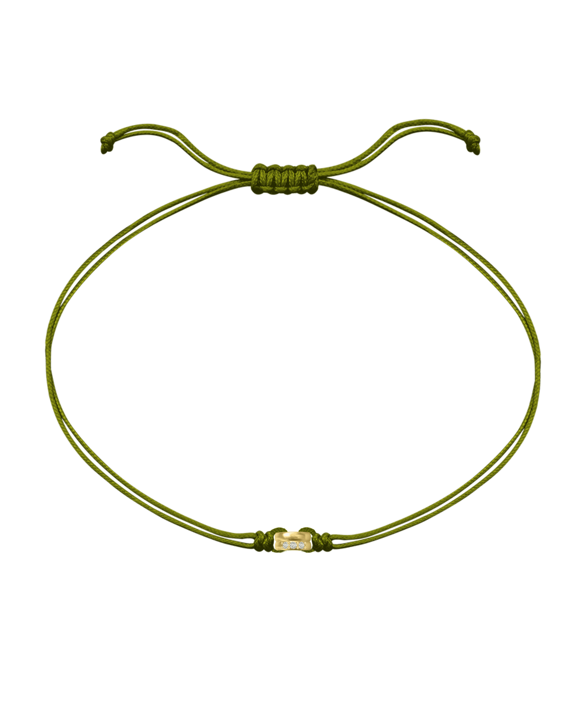 The Diamond Rings of Love - 18K Gold Vermeil Bracelets magal-dev Khaki 