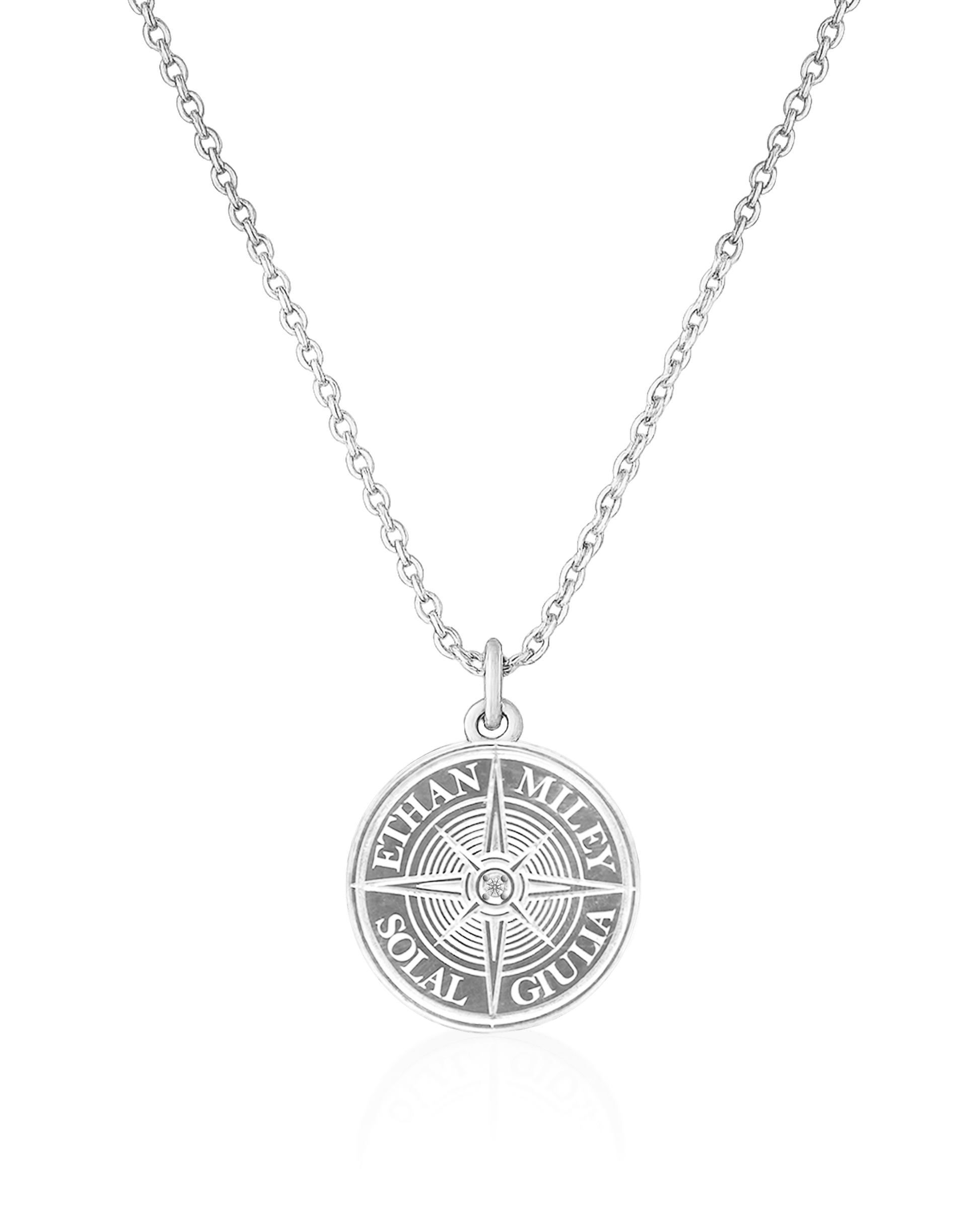 True North Diamond Necklace - 18K Gold Vermeil Necklaces magal-dev 