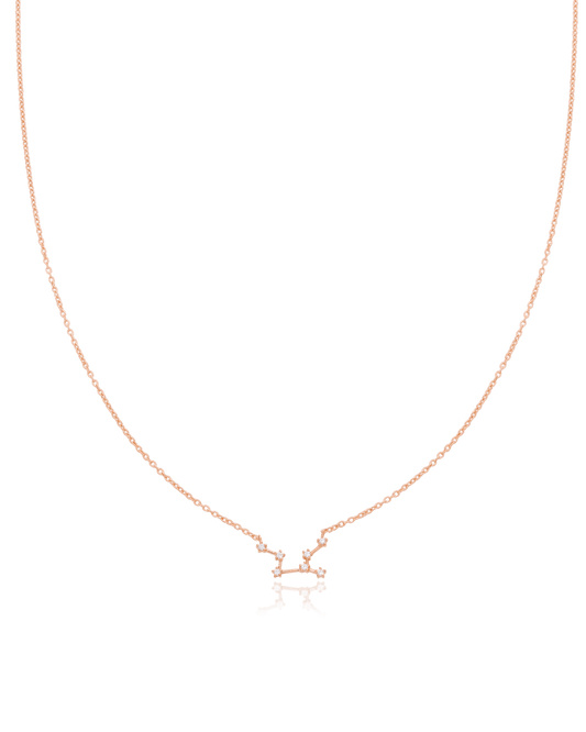 Virgo Constellation Necklace - 18K Rose Vermeil Necklaces magal-dev 16" 