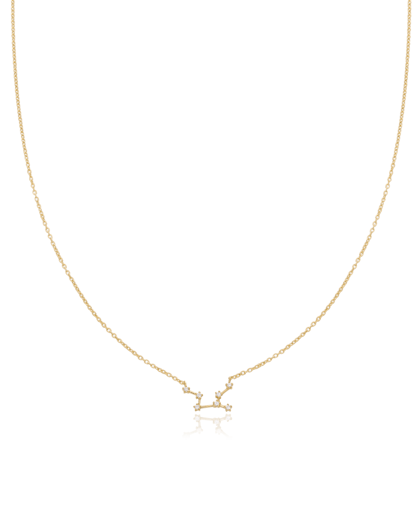 Virgo Constellation Necklace - 18K Gold Vermeil Necklaces magal-dev 16" 