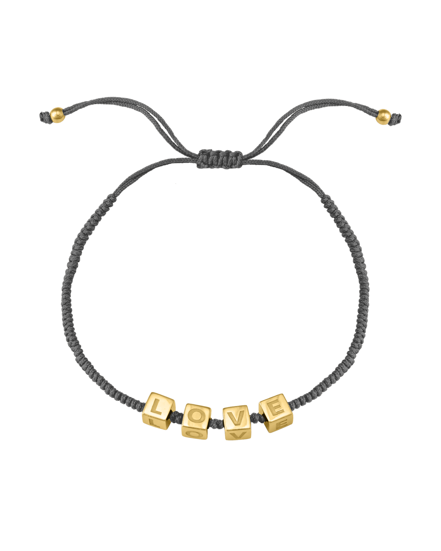 Bracelet Mes Cubes d'Enfance - Or Jaune Plaqué 18 carats Bracelets magal-dev Gris 1 