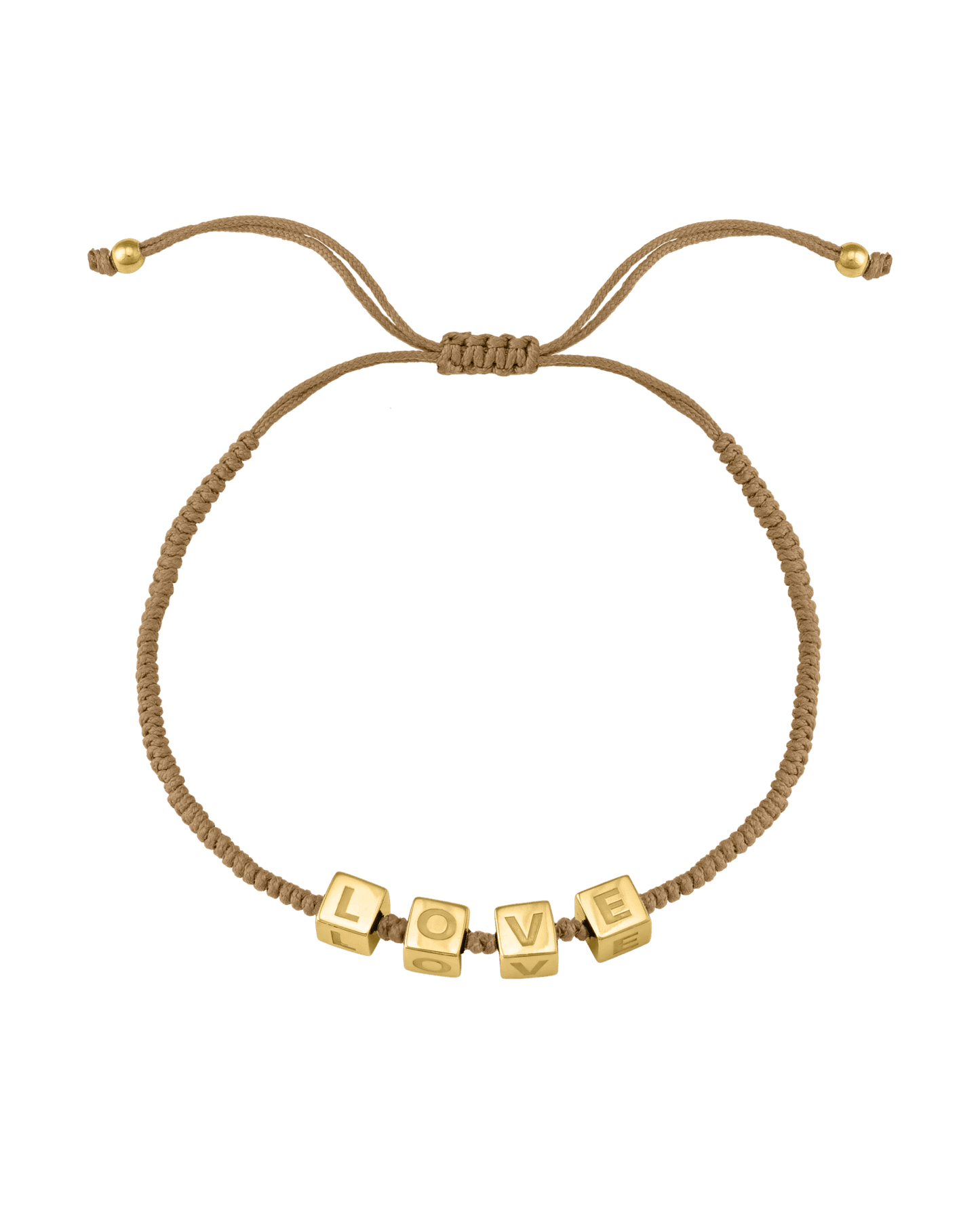 Bracelet Mes Cubes d'Enfance - Or Jaune Plaqué 18 carats Bracelets magal-dev Camel 1 