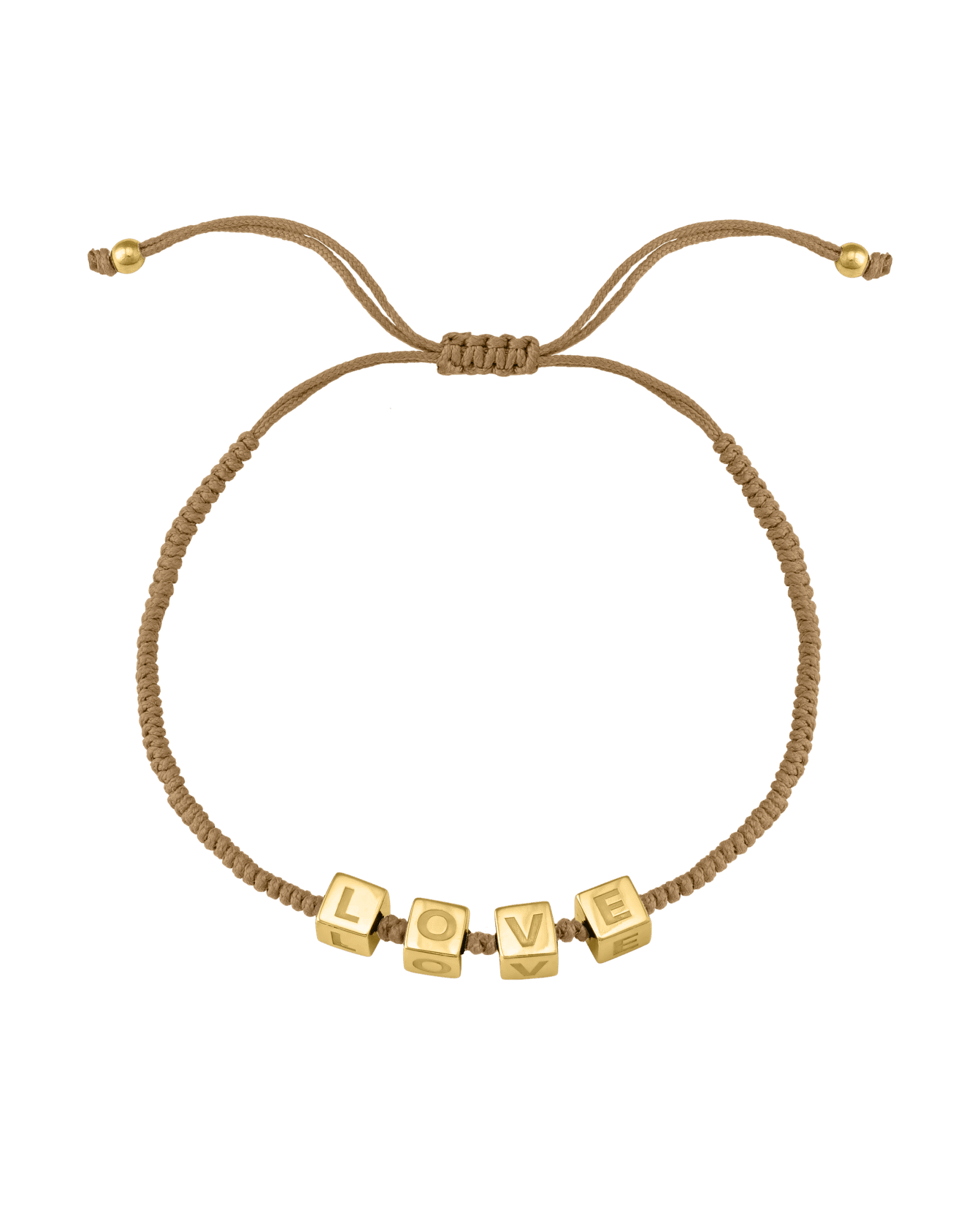 Bracelet Mes Cubes d'Enfance - Or Jaune Plaqué 18 carats Bracelets magal-dev Camel 1 