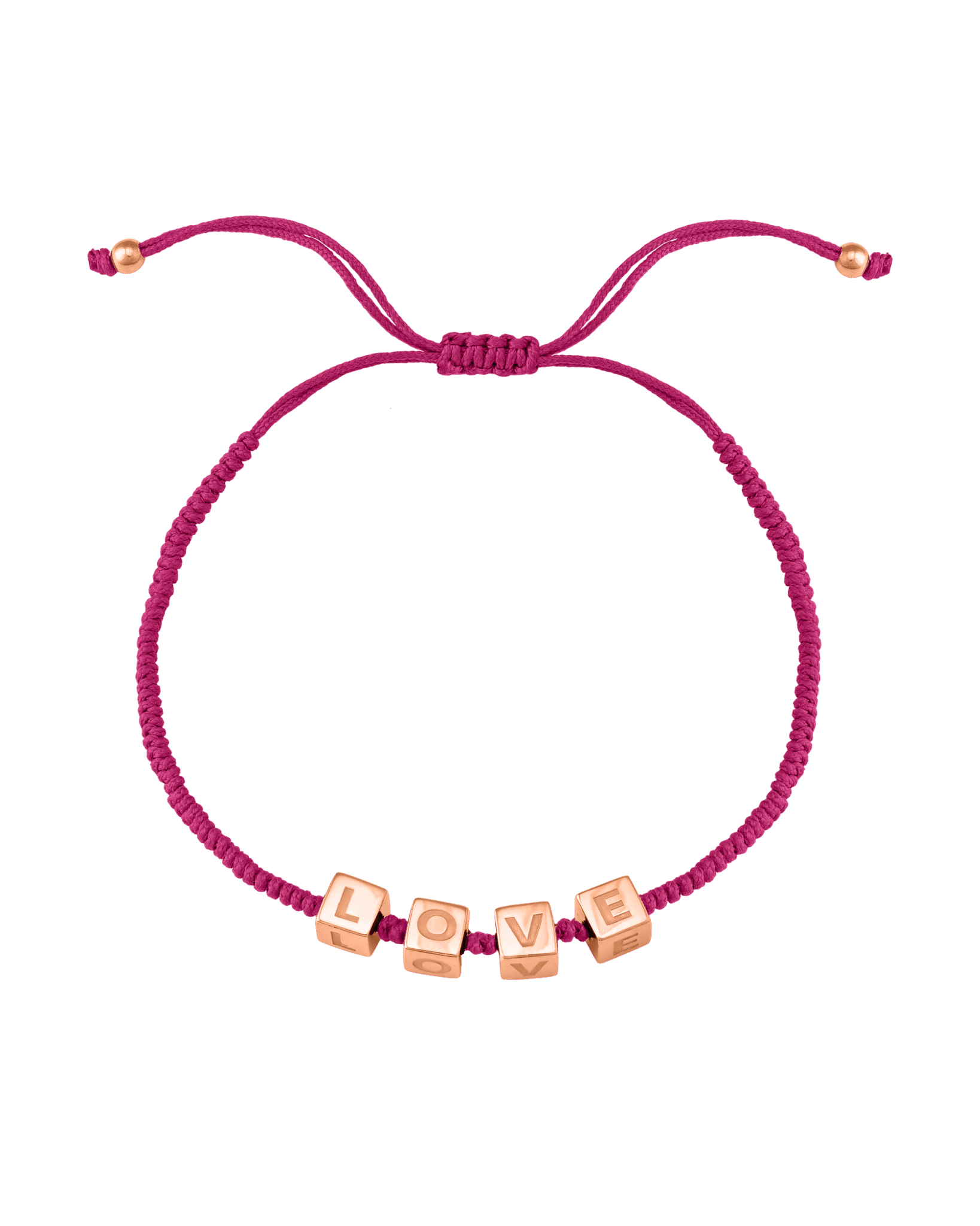 Bracelet Mes Cubes d'Enfance - Or Rose Plaqué 18 carats Bracelets magal-dev Flamingo 1 