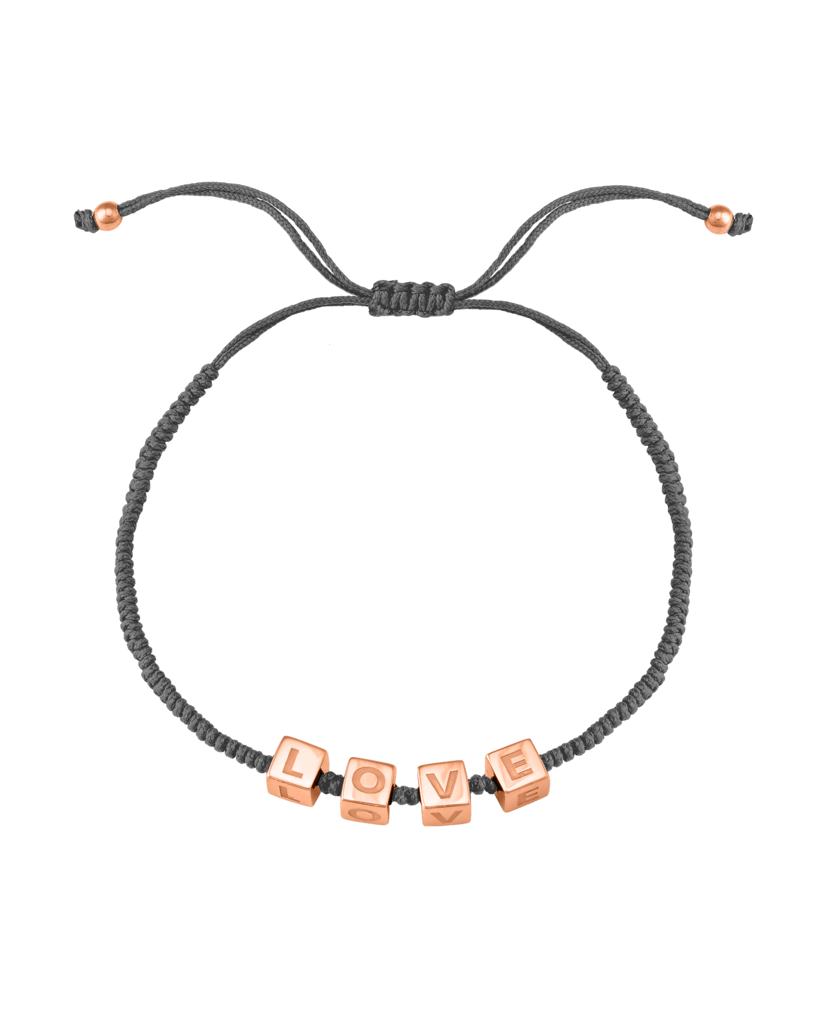 Bracelet Mes Cubes d'Enfance - Or Rose Plaqué 18 carats Bracelets magal-dev Gris 1 