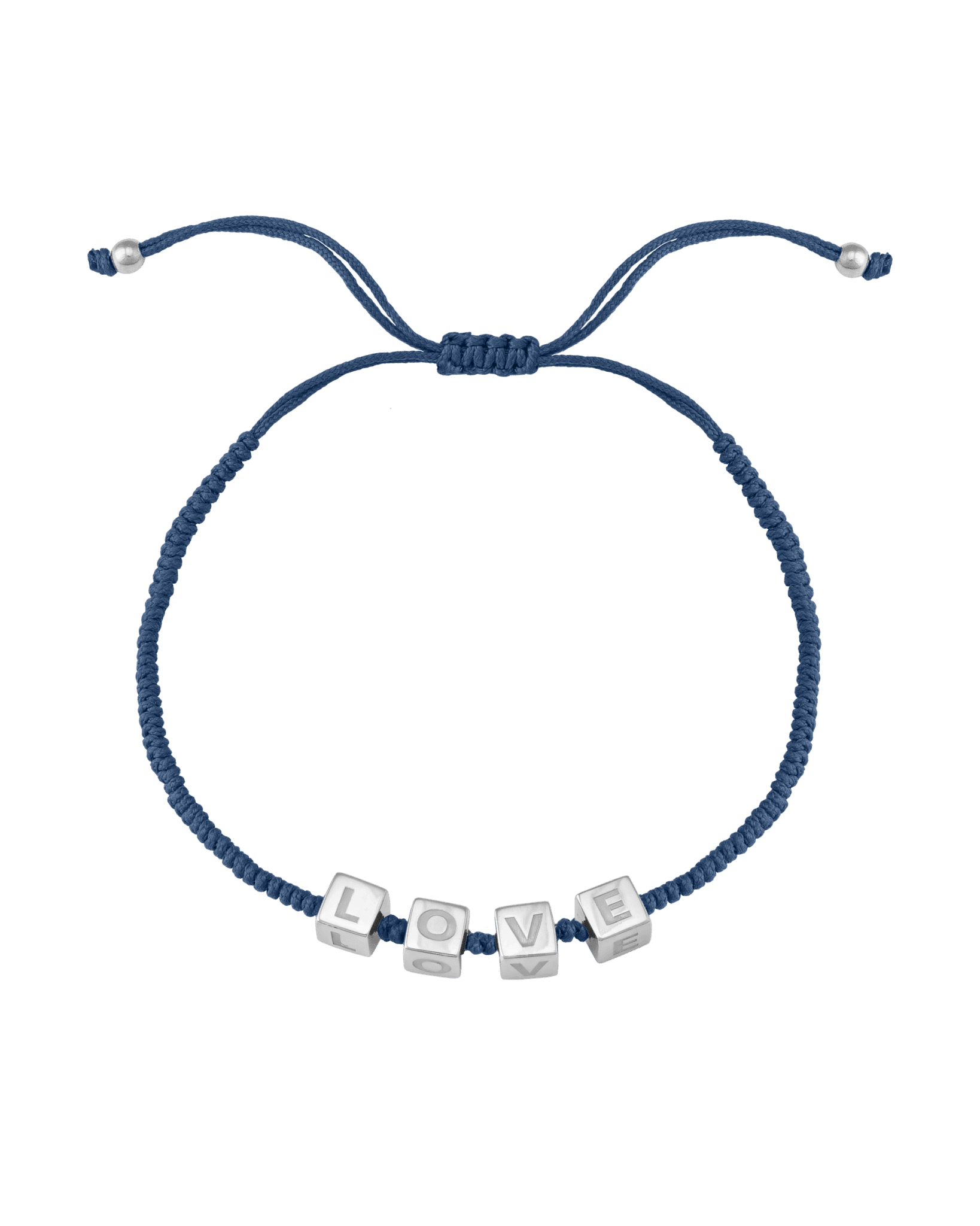 Bracelet Mes Cubes d'Enfance - Argent 925 Bracelets magal-dev Bleu Indigo 1 