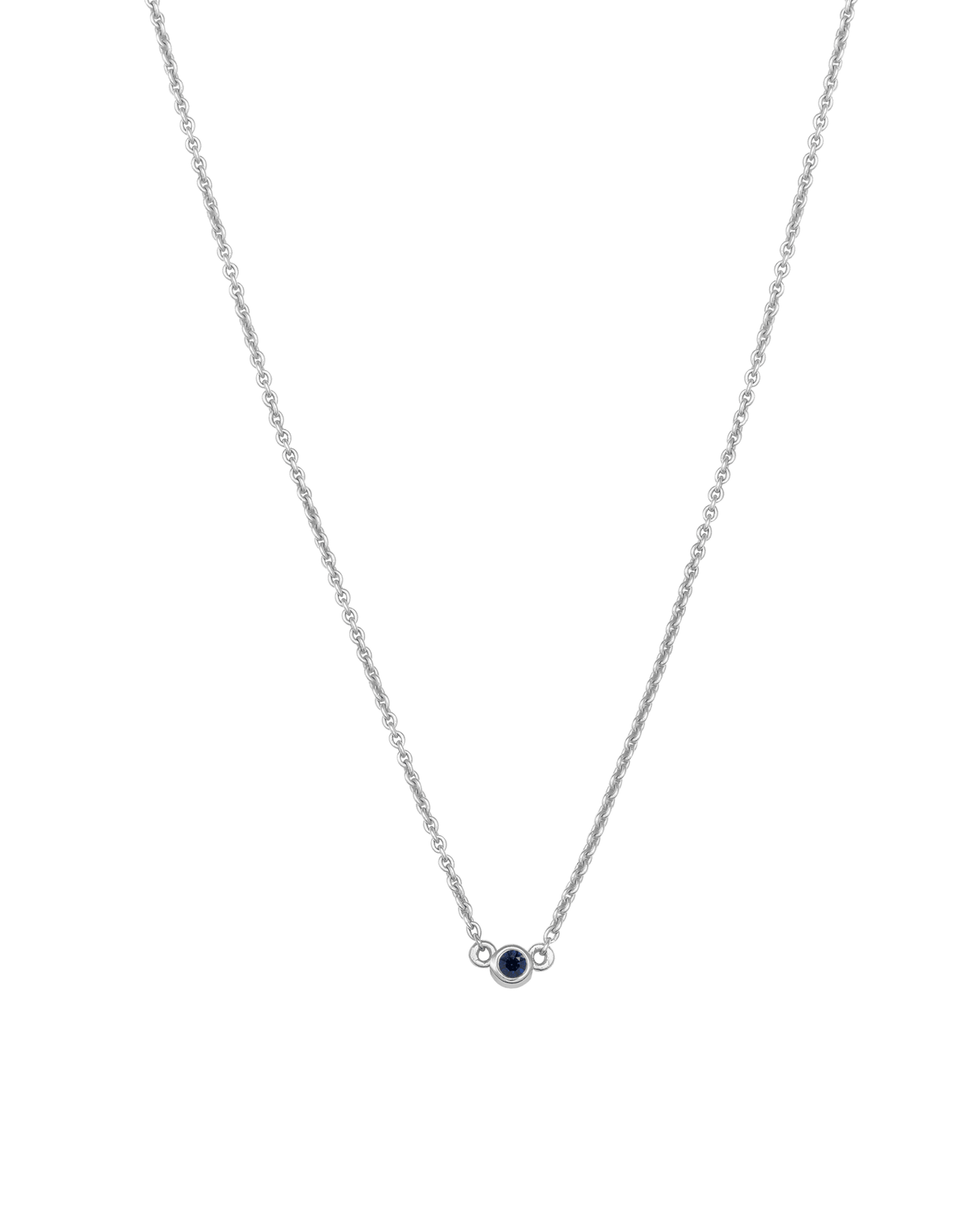 Collier Pierres de Naissance - Argent 925 Necklaces 925 Silver 1 Pierres Précieuses 40cm 