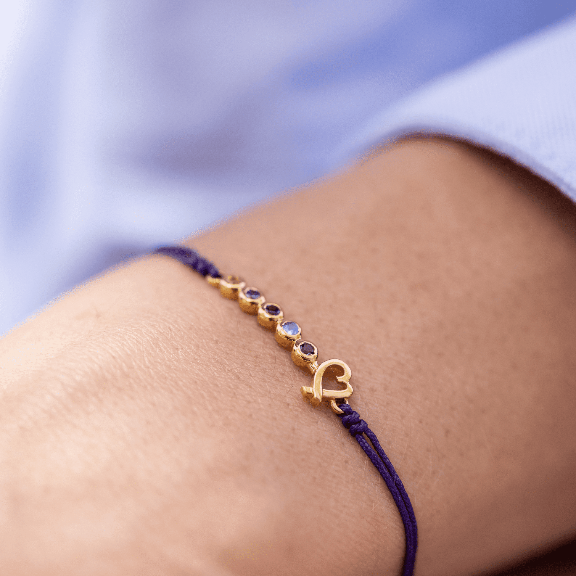 Bracelet Pierres Précieuses Mon Amour - Or Rose 14 carats Bracelets 14K Solid Gold 