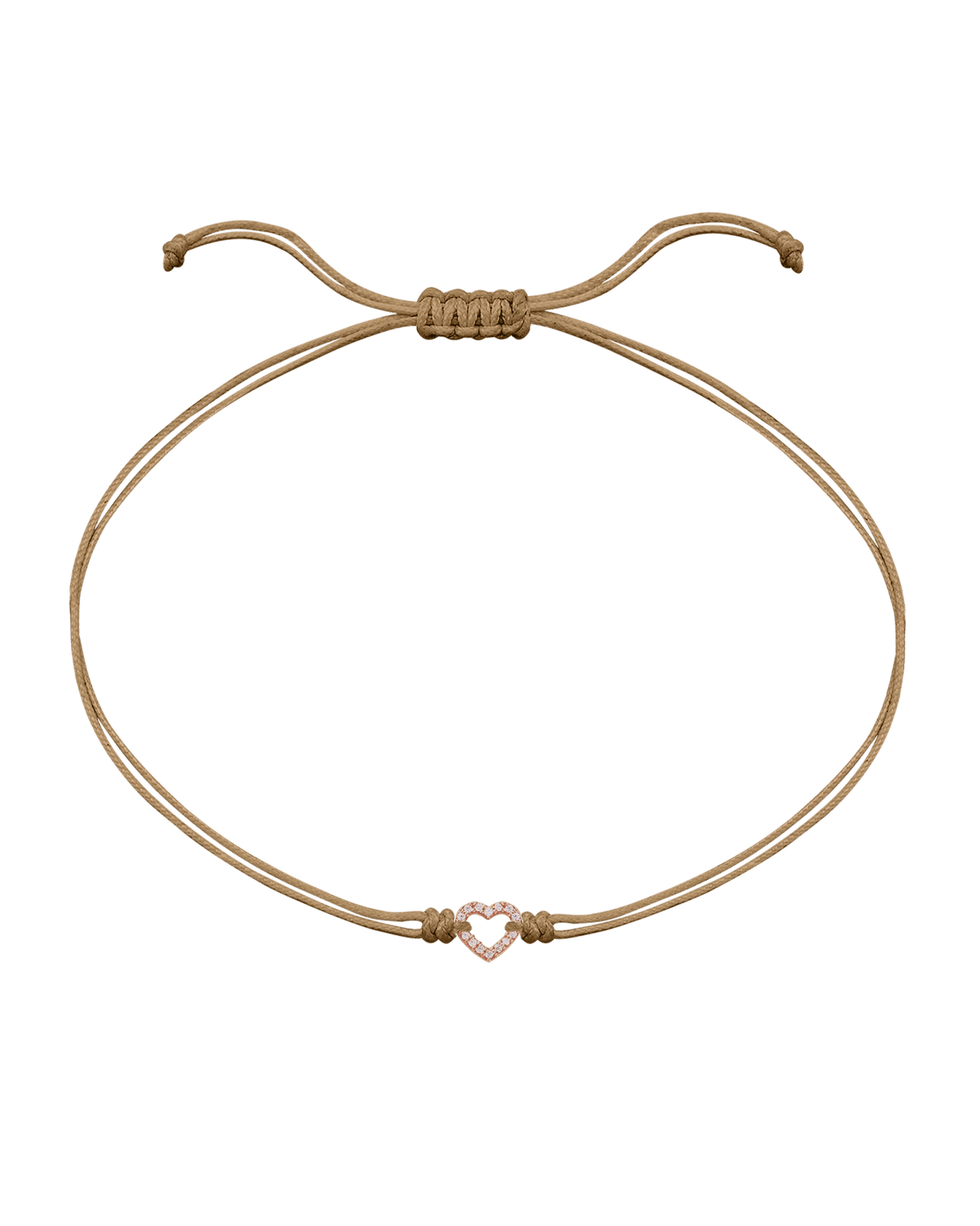 Le String of Love Mon Coeur - Or Rose 14 carats Bracelets magal-dev Camel 