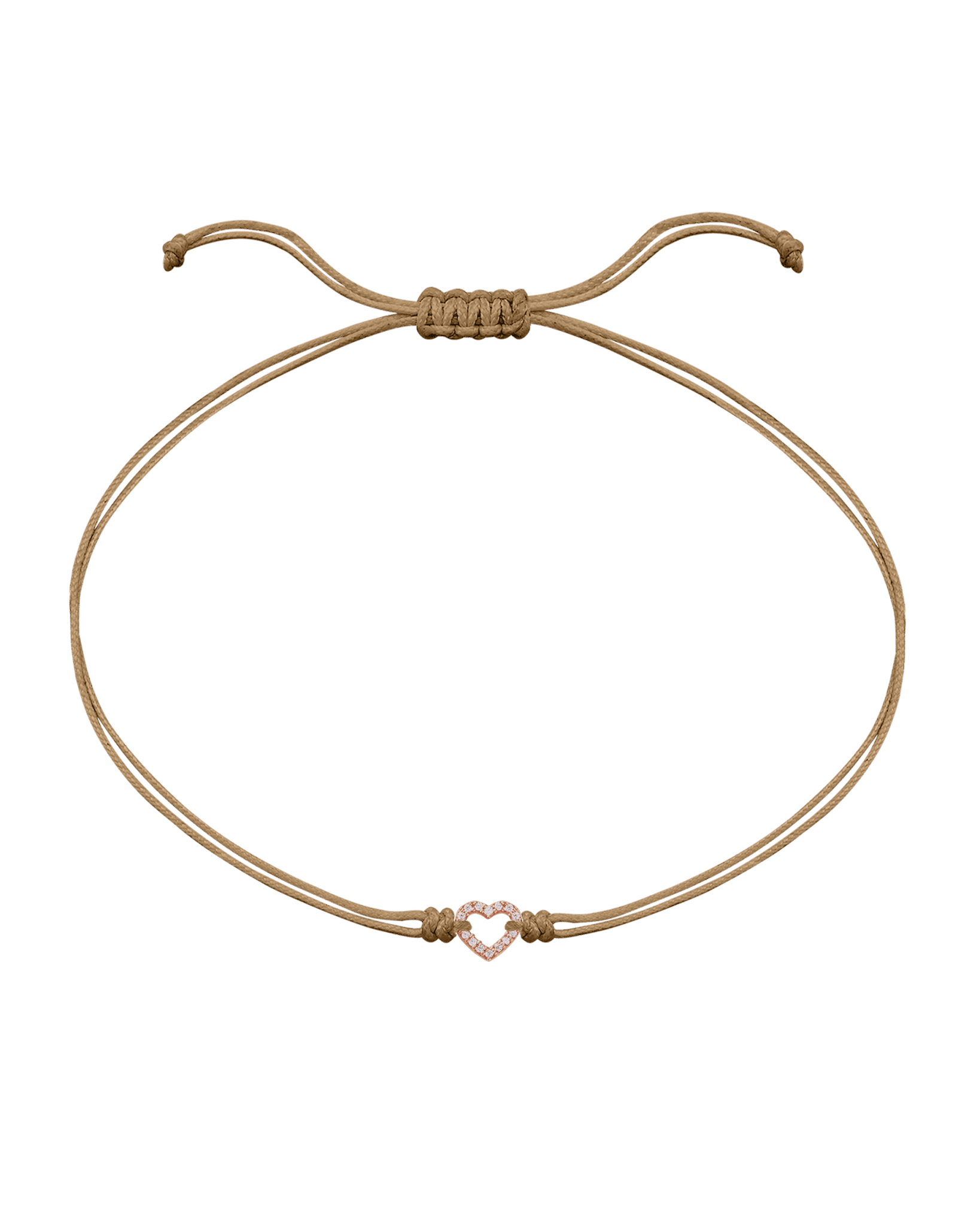 Le String of Love Mon Coeur - Or Rose 14 carats Bracelets magal-dev Camel 