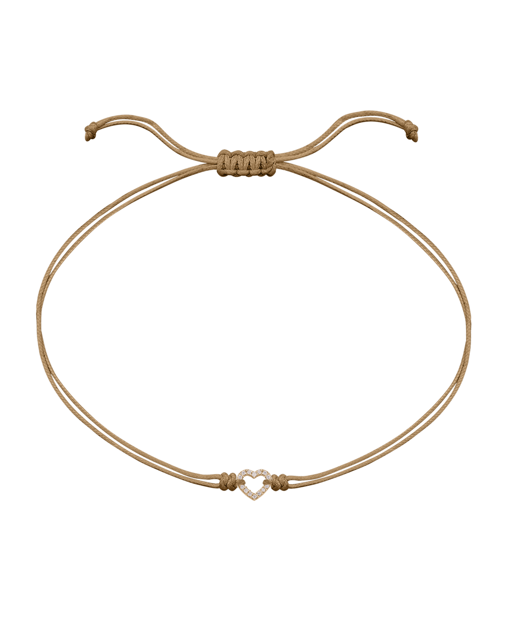 Le String of Love Mon Coeur - Or Jaune 14 carats Bracelets magal-dev Camel 