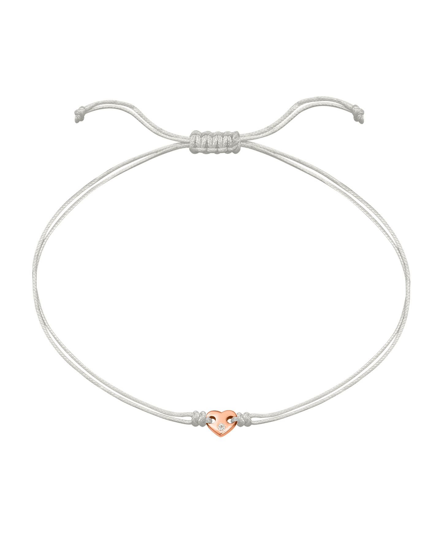 Le String of Love Coeur D'Or - Or Rose 14 carats Bracelets magal-dev Perle 