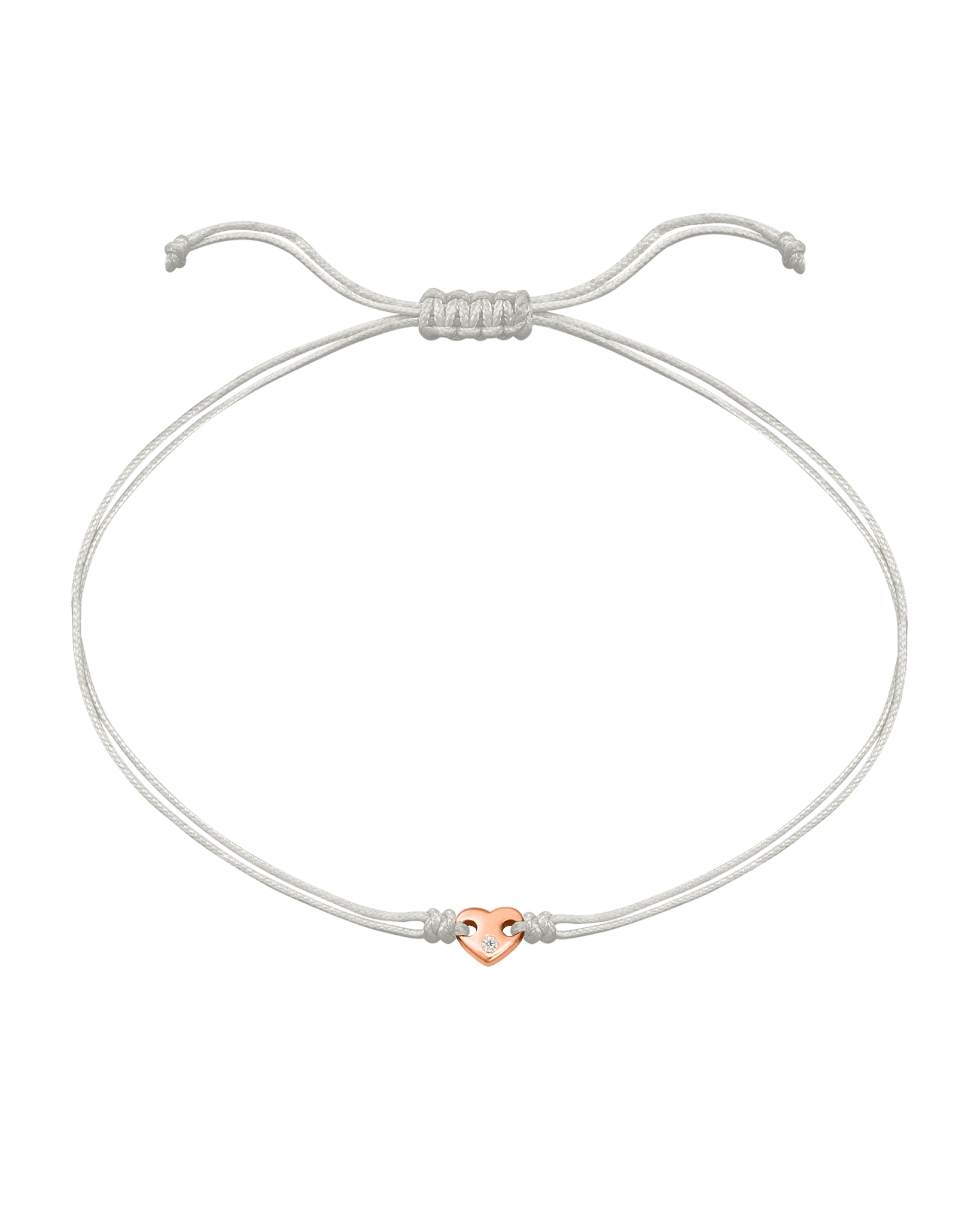 Le String of Love Coeur D'Or - Or Rose 14 carats Bracelets magal-dev Perle 