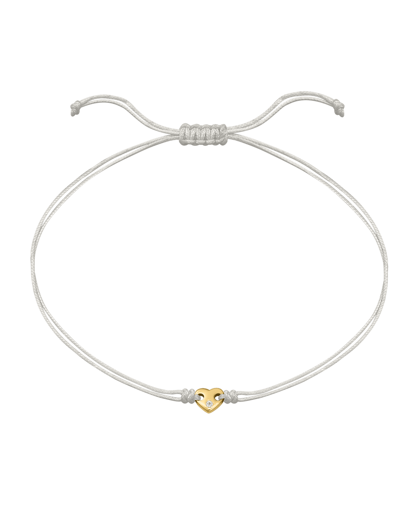 Le String of Love Coeur D'Or - Or Jaune 14 carats Bracelets magal-dev Perle 