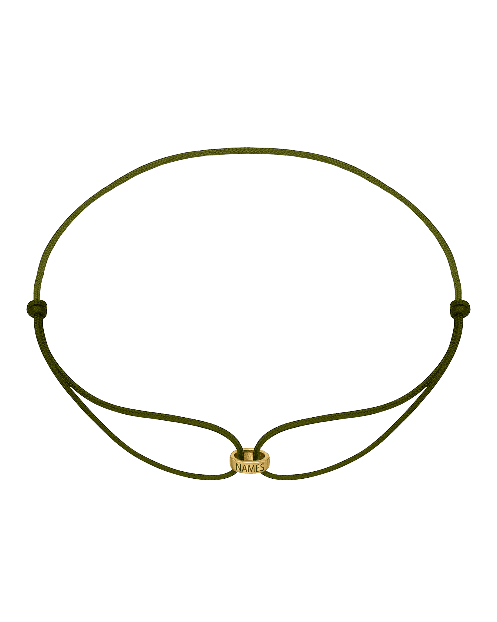 Men's Forever Engravable Link(s) Bracelet - 18K Gold Vermeil Bracelets magal-dev Khaki 1 Link 