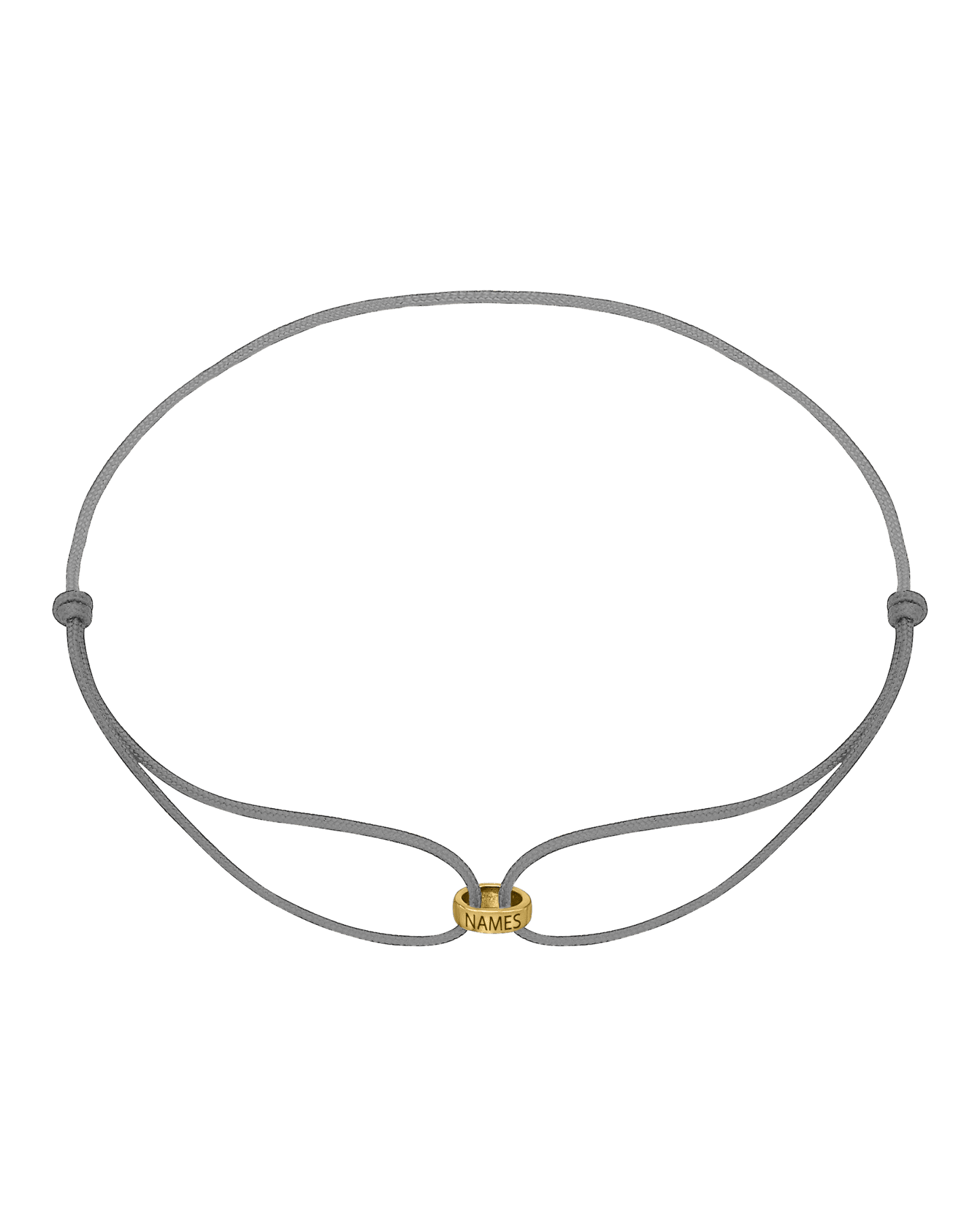 Men's Forever Engravable Link(s) Bracelet - 18K Gold Vermeil Bracelets magal-dev Grey 1 Link 