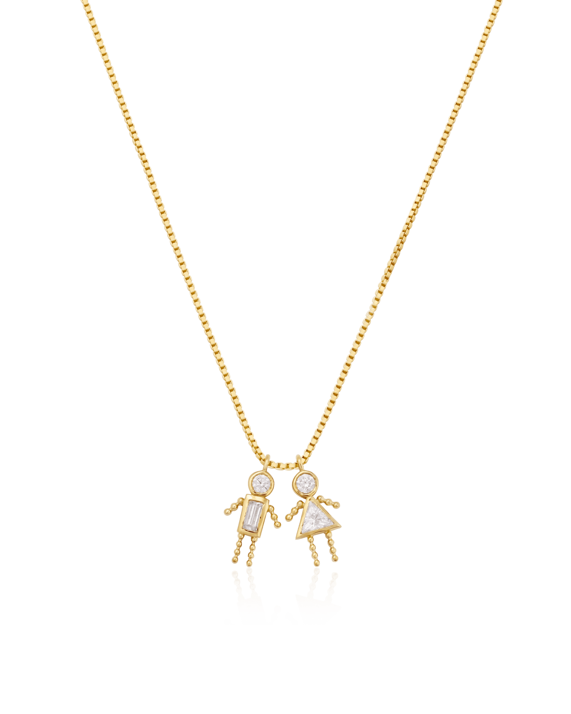 Mini Me Collier - Or Jaune Plaqué 18 carats Necklaces magal-dev 1 40cm 