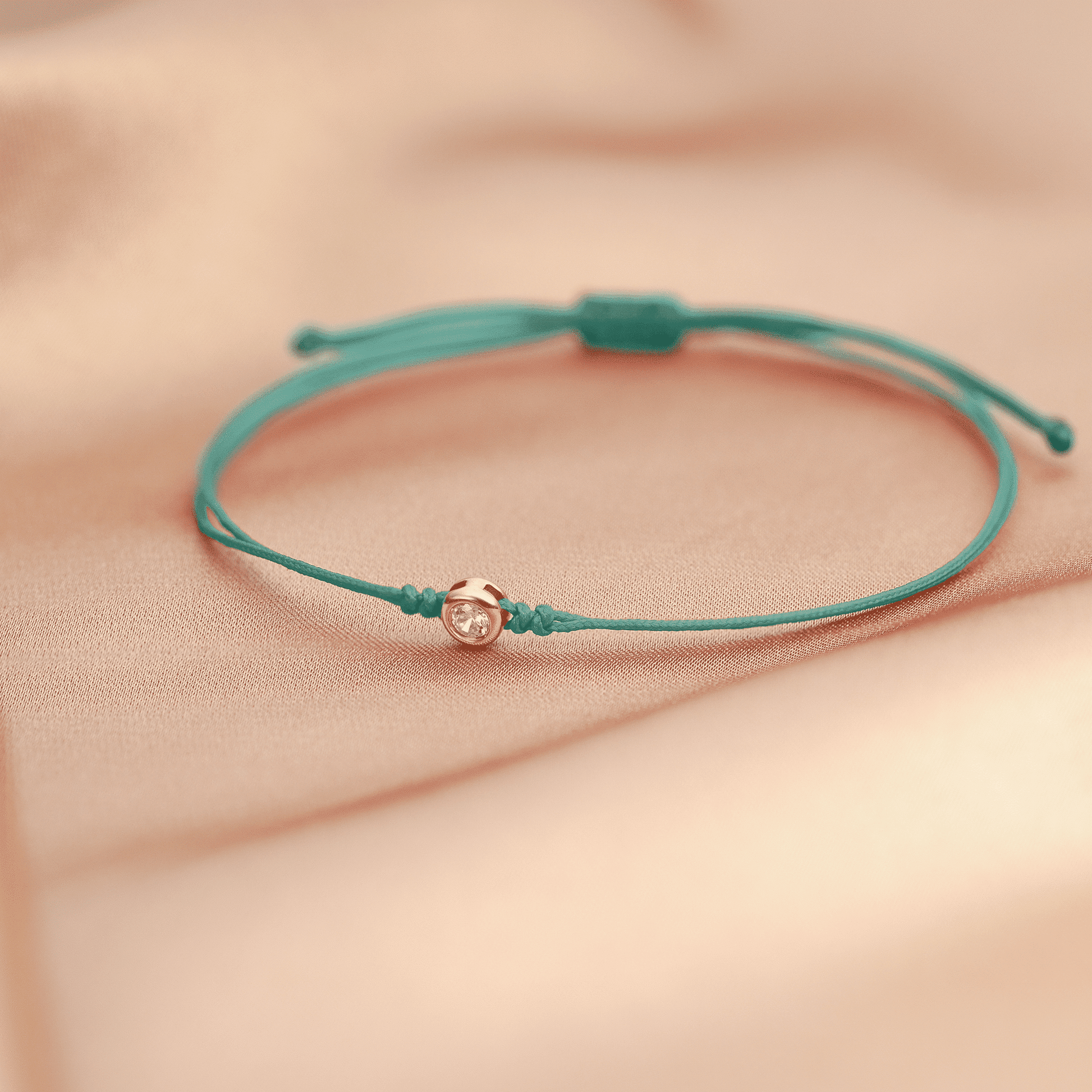 Le Classique String of Love Summer Édition - Or Blanc 14 carats Bracelets magal-dev 