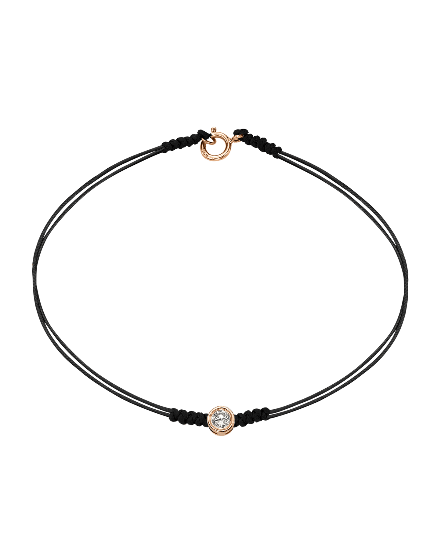 Le String of Love avec Fermoir - Or Rose 14 carats Bracelets 14K Solid Gold 