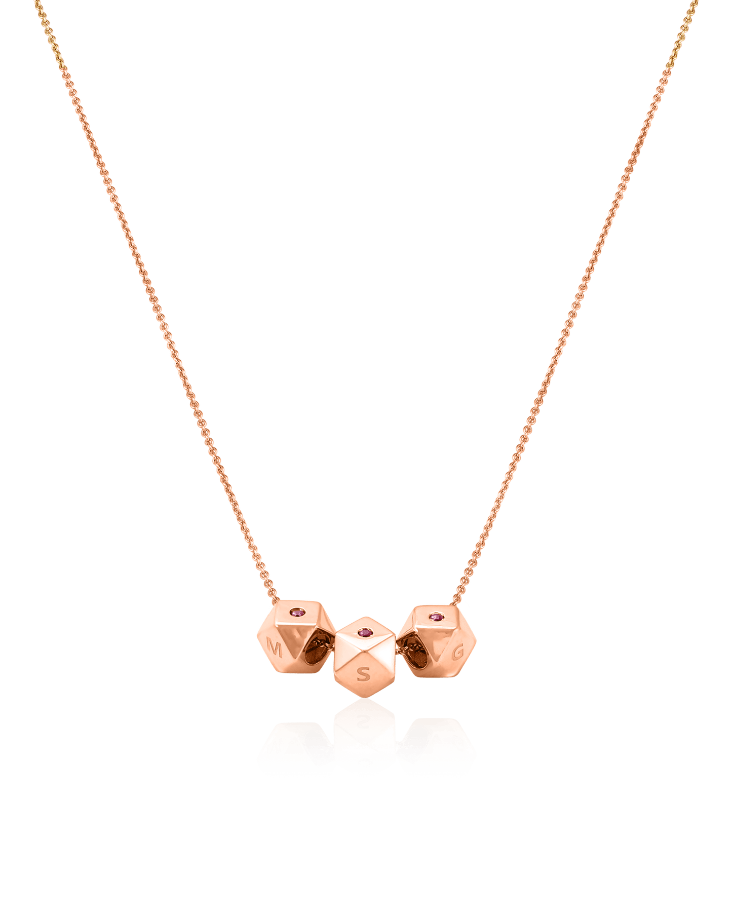 Hedra Necklace - 18K Rose Vermeil Necklaces magal-dev 
