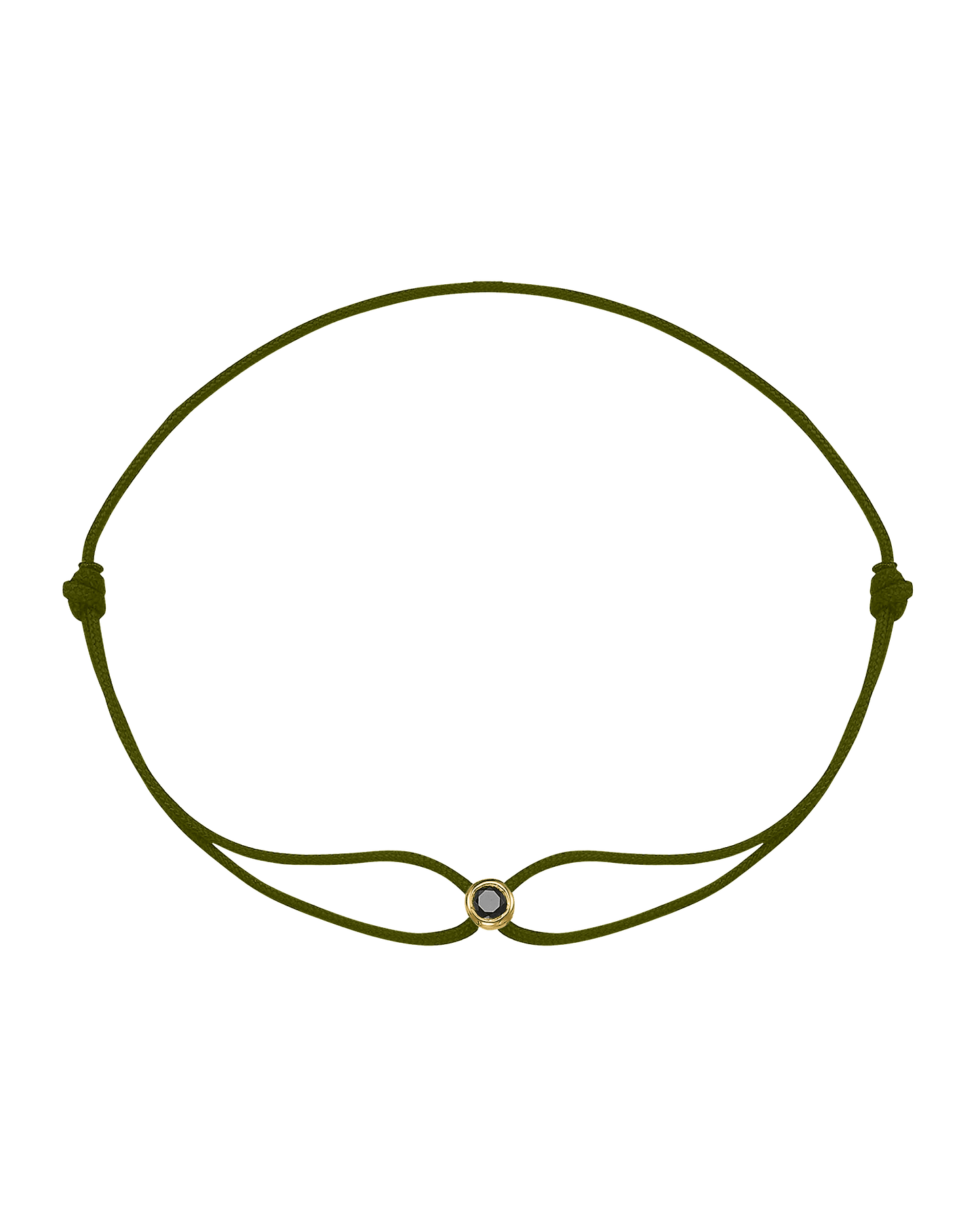 Black Diamond Men’s Edition - 14K Yellow Gold Bracelets magal-dev Dark Green 