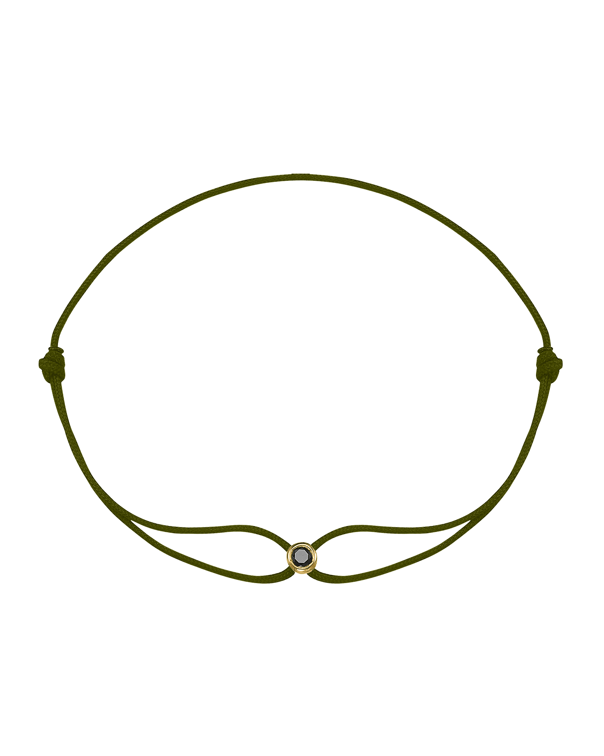 Black Diamond Men’s Edition - 14K Yellow Gold Bracelets magal-dev Dark Green 