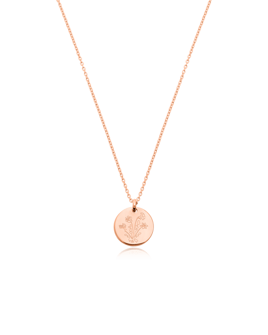 Bouquet Necklace - 18K Rose Vermeil Necklaces magal-dev 1 Flower 16” 