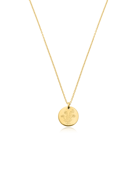 Bouquet Necklace - 18K Gold Vermeil Necklaces magal-dev 1 Flower 16" 