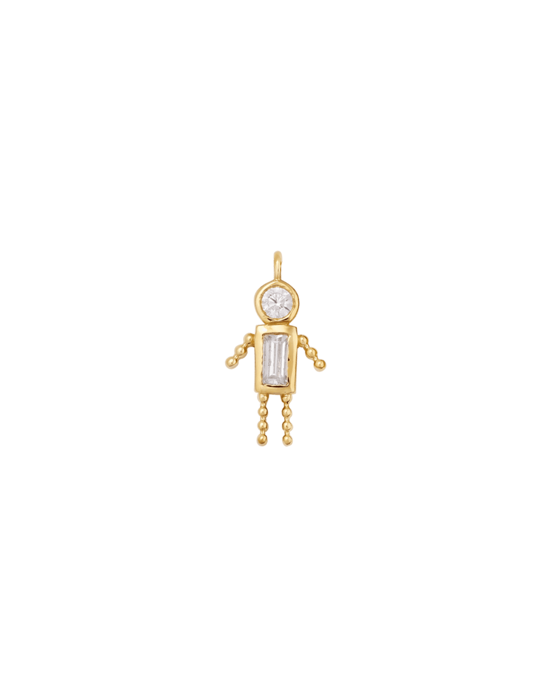 Mini Me Boy Charm - 18K Gold Vermeil Charm magal-dev 