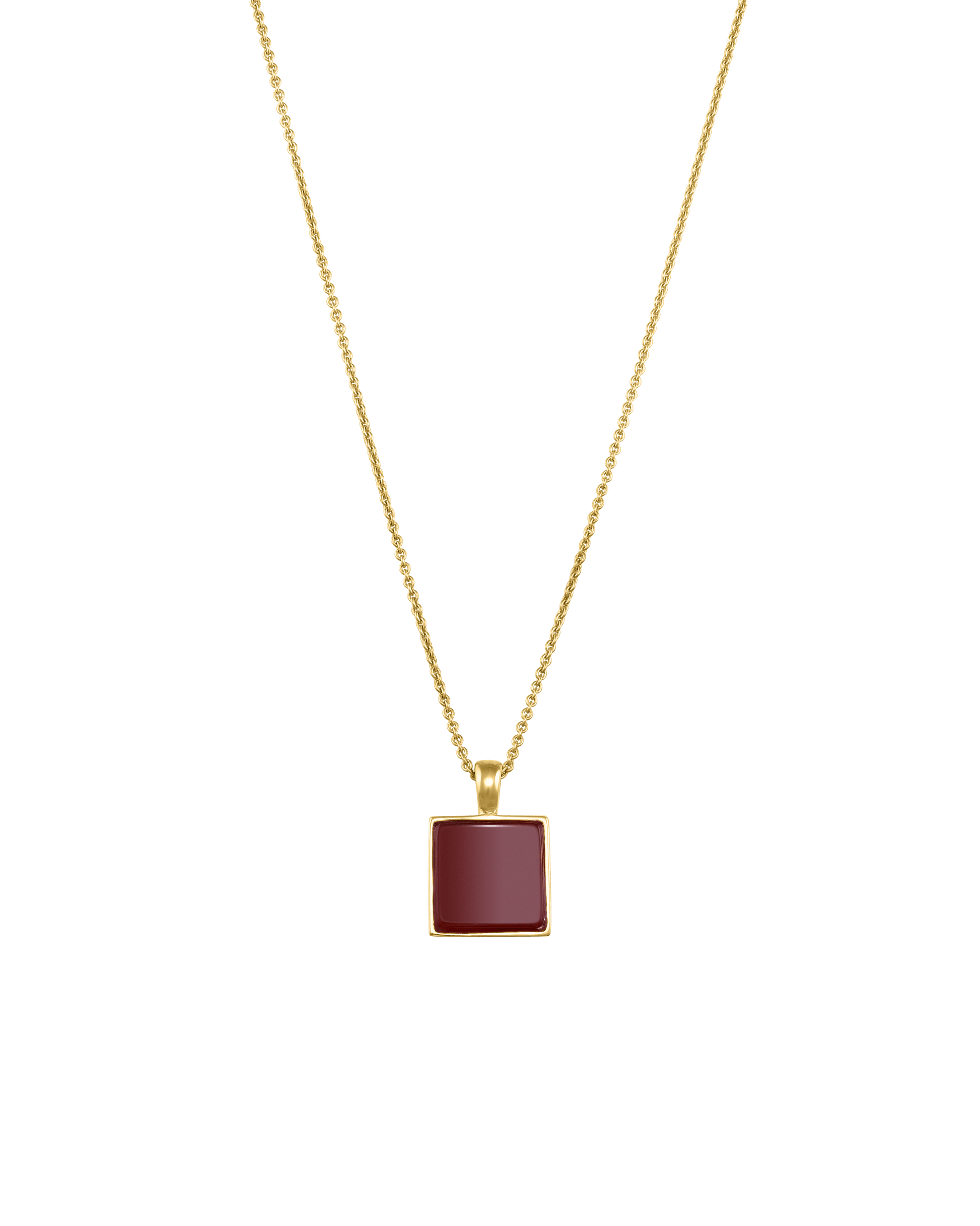 El Dorado Necklace - 18K Gold Vermeil Necklaces magal-dev Karneol 22" 