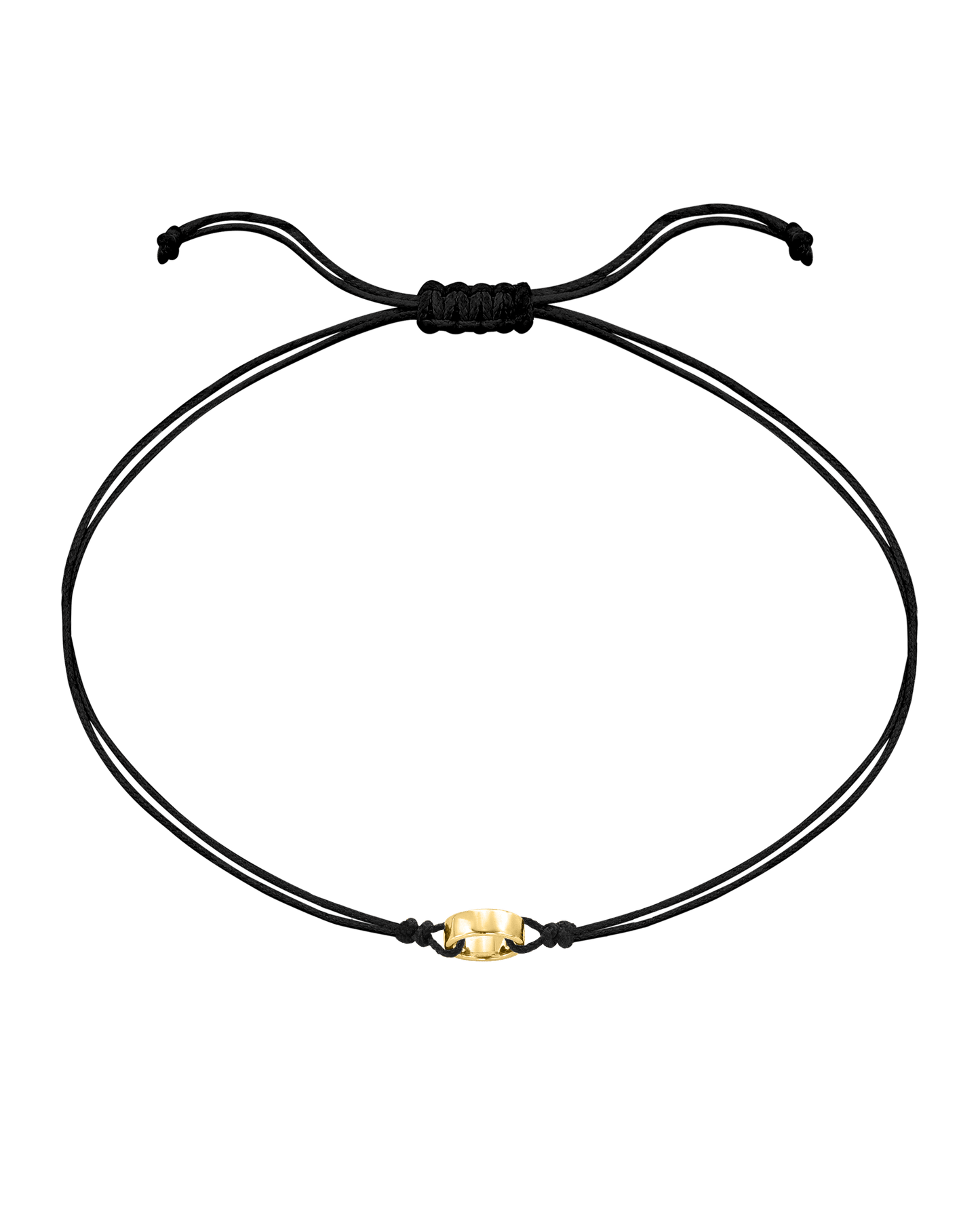 Engravable Links of Love - 18K Gold Vermeil Bracelets magal-dev 1 Black 
