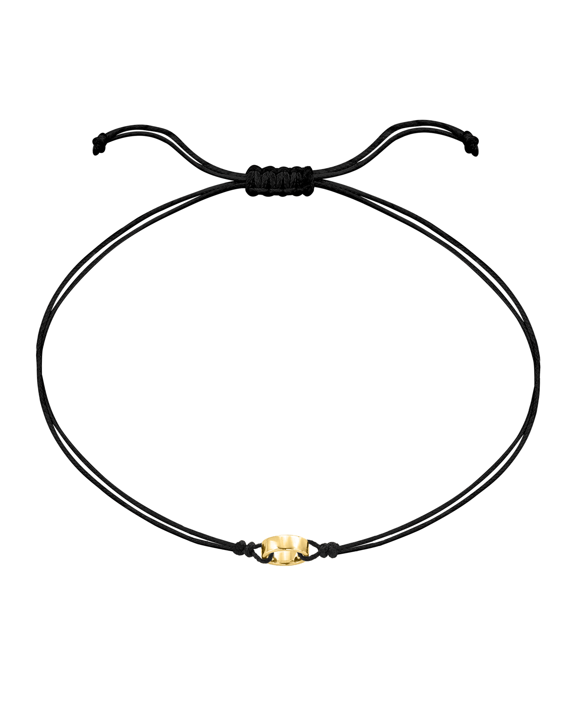 Engravable Links of Love - 18K Gold Vermeil Bracelets magal-dev 1 Black 