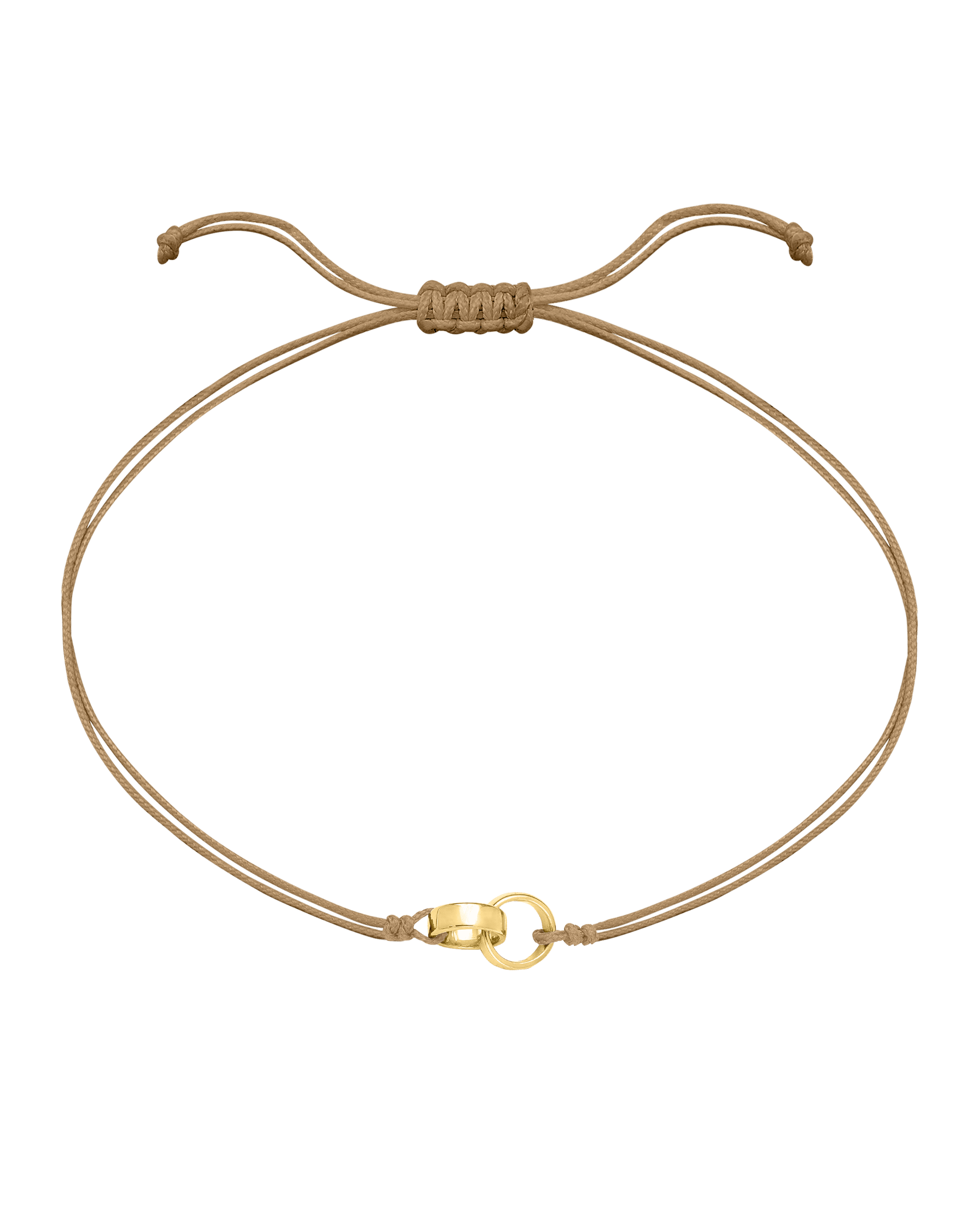 Engravable Links of Love - 18K Gold Vermeil Bracelets magal-dev 2 Camel 