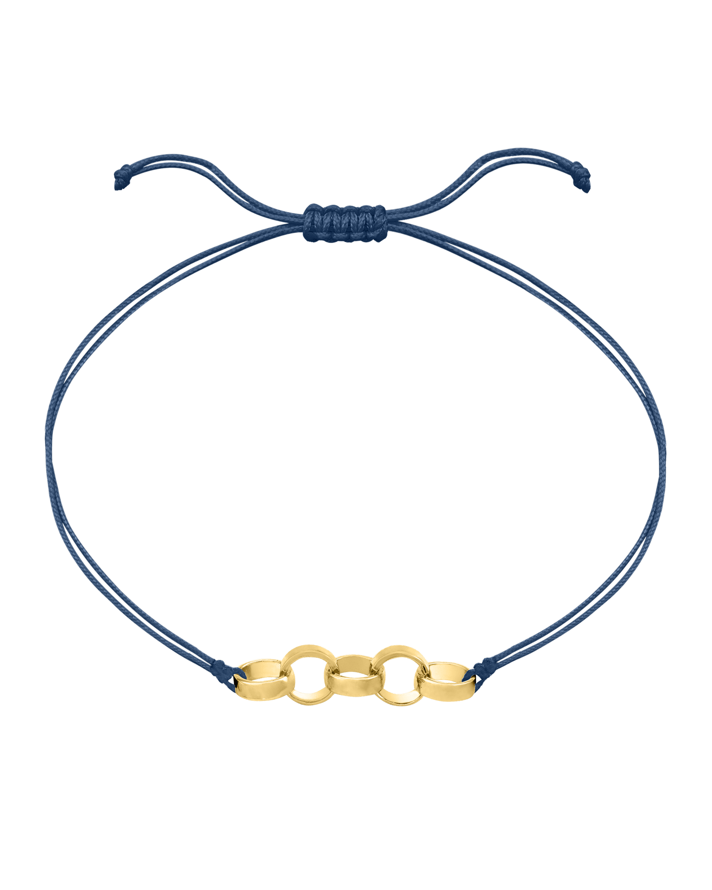 Engravable Links of Love - 18K Gold Vermeil Bracelets magal-dev 5 Indigo 