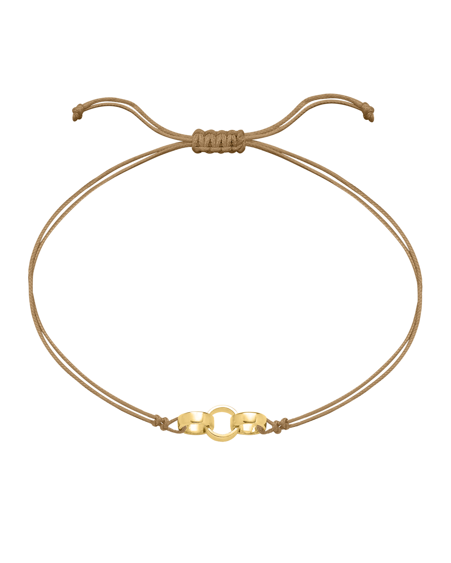 Engravable Links of Love - 18K Gold Vermeil Bracelets magal-dev 3 Camel 