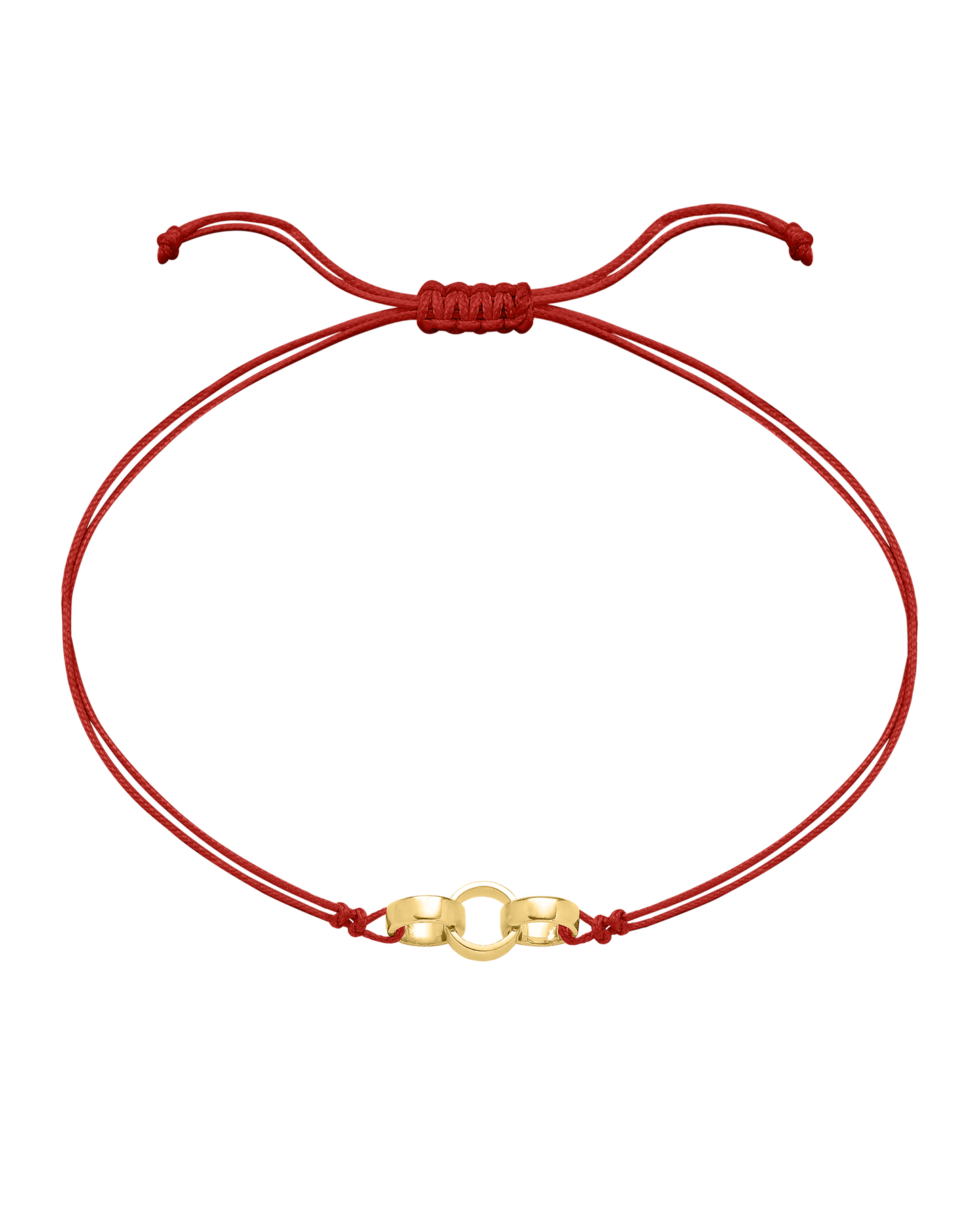 Engravable Links of Love - 18K Gold Vermeil Bracelets magal-dev 3 Red 