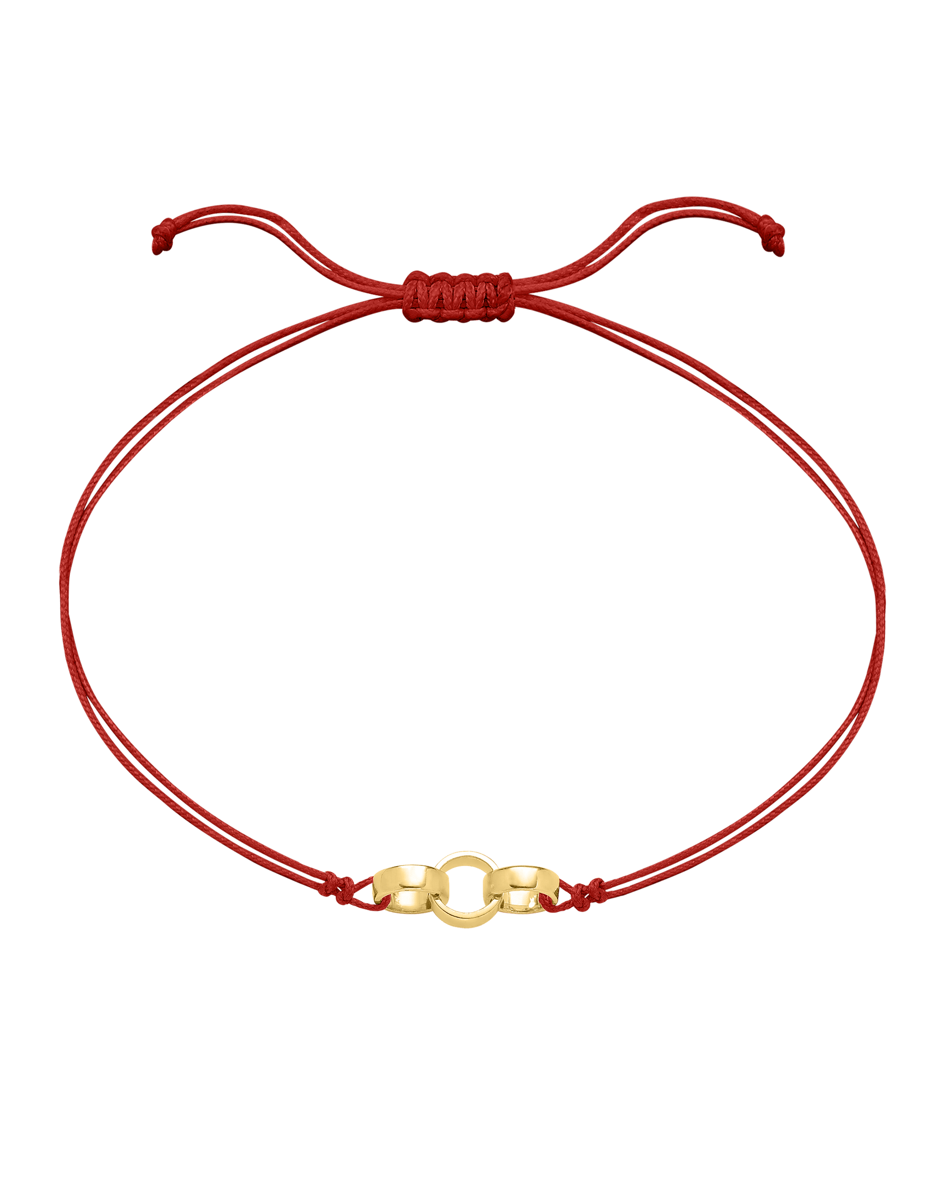 Engravable Links of Love - 18K Gold Vermeil Bracelets magal-dev 3 Red 